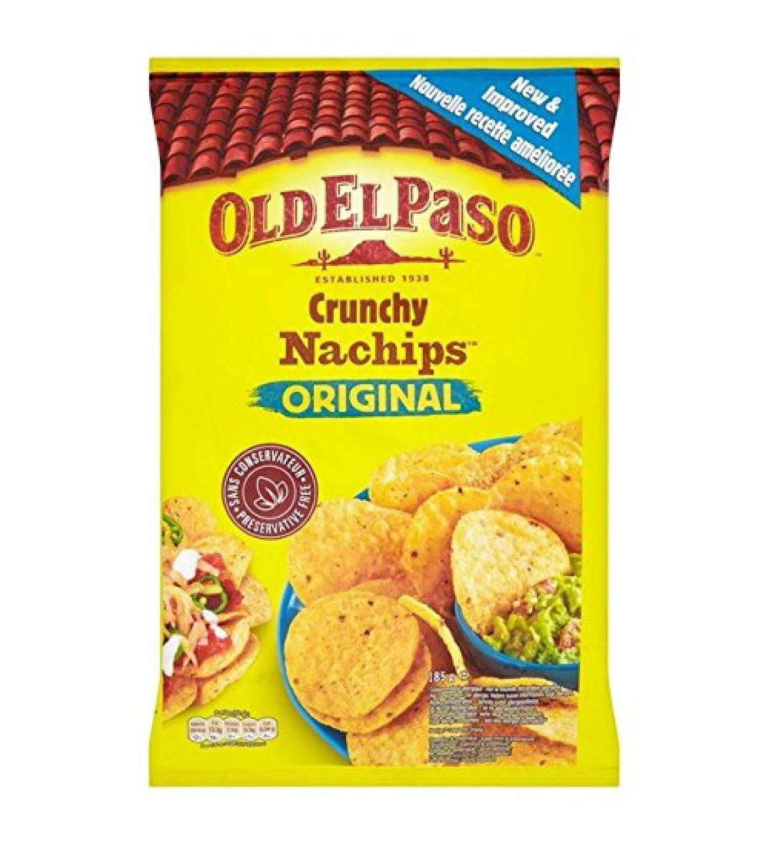 Old El Old El Paso Nachips Tortilla Chips 185g