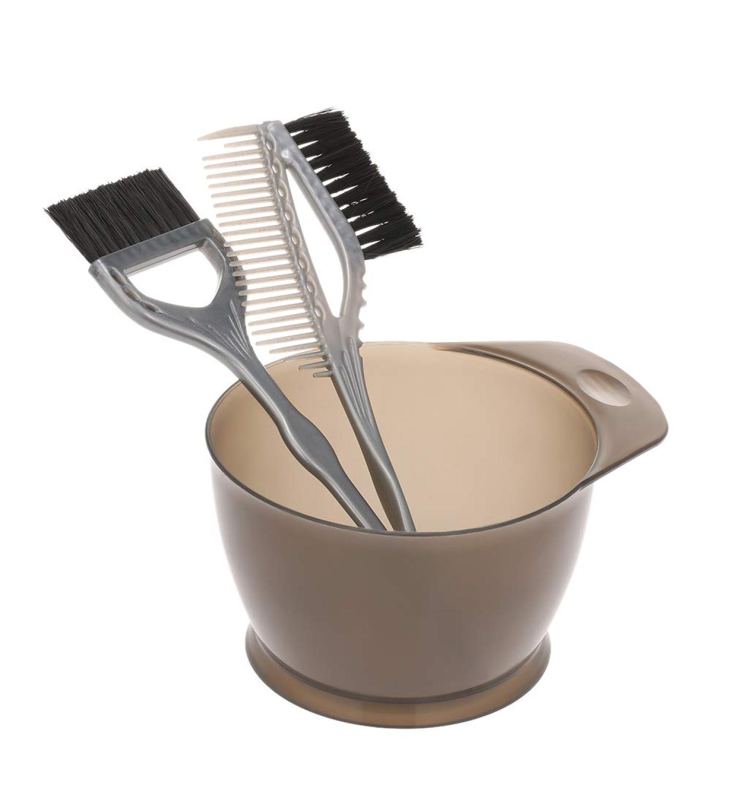 Anself S 3-Part Hair Dye Set - Professional Hair Color Brushes Comb & Bowl | Hair Styling Tools for Salon & Home Use - Buy Online on GoSupps.com