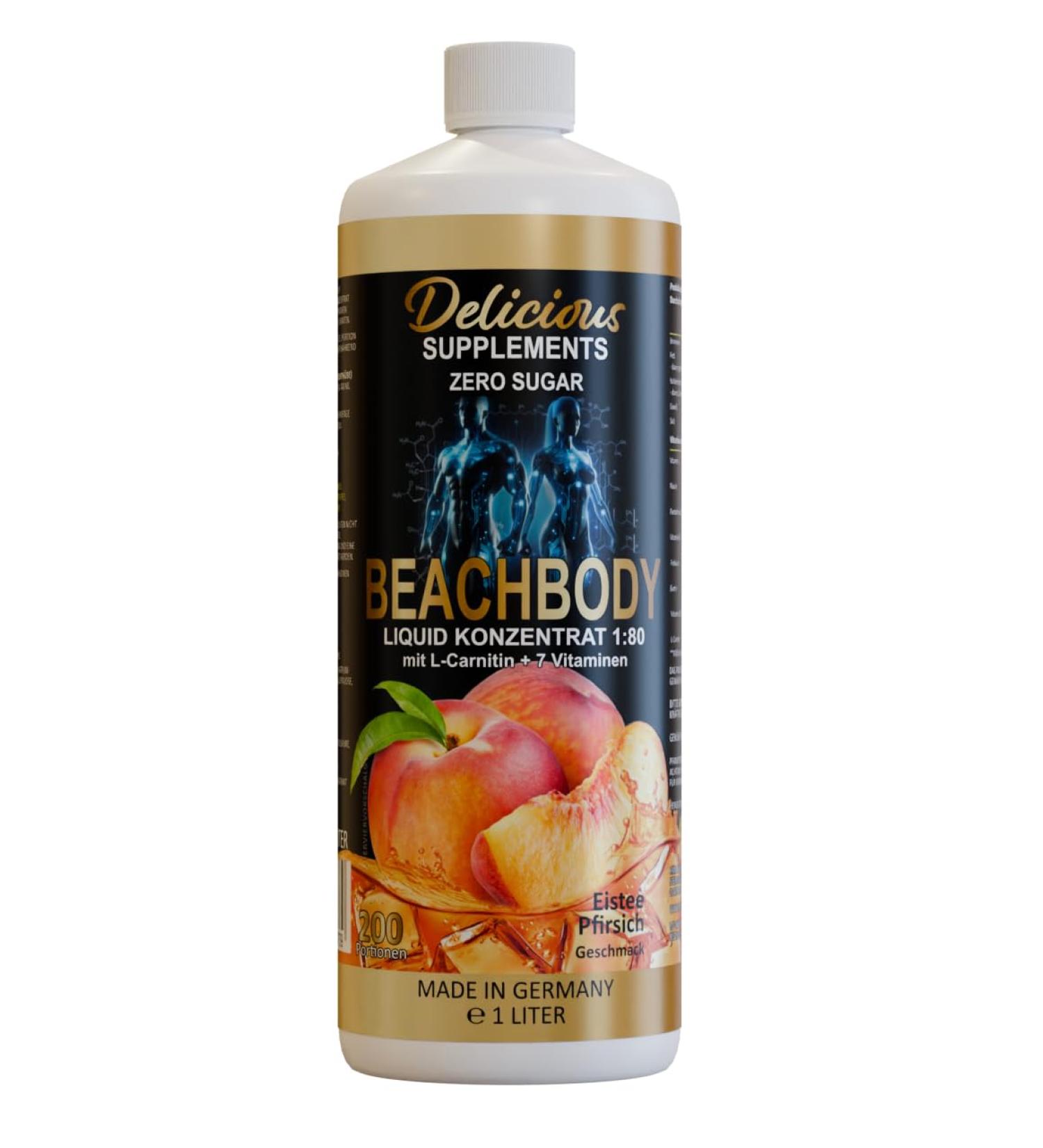 Delicious Beachbody Liquid Iced Tea Peach - Refreshing Flavor Healthy Hydration International Shipping - Buy Online on GoSupps.com