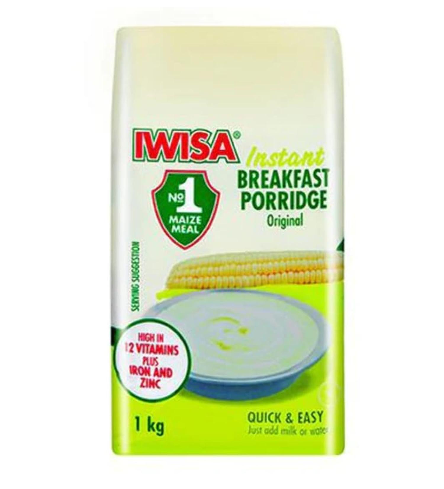 Iwisa Porridge Original 1kg Box of 10-Fd