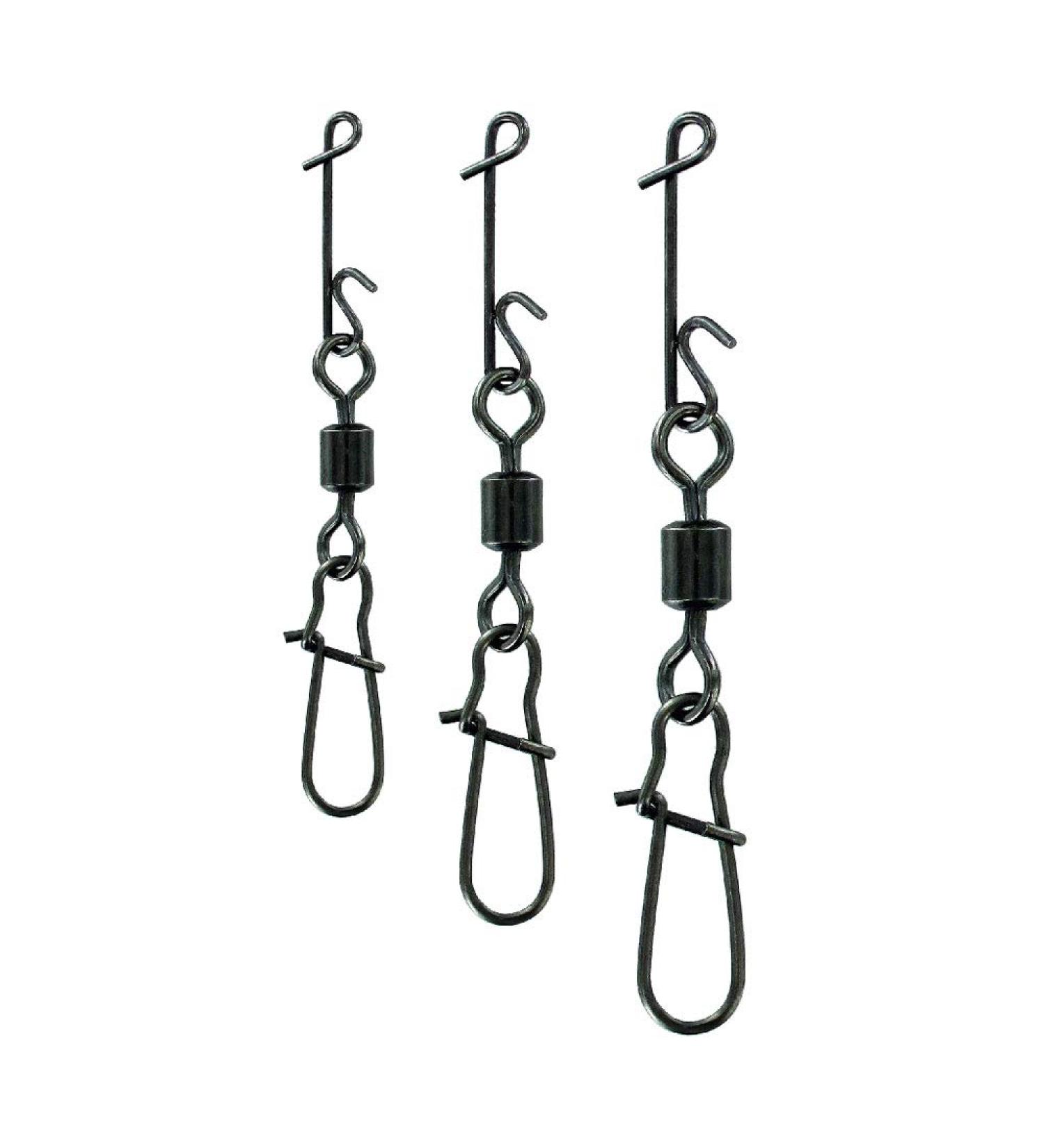 Jenzi No Knot knotless connector with snap swivel x-strong 24kg