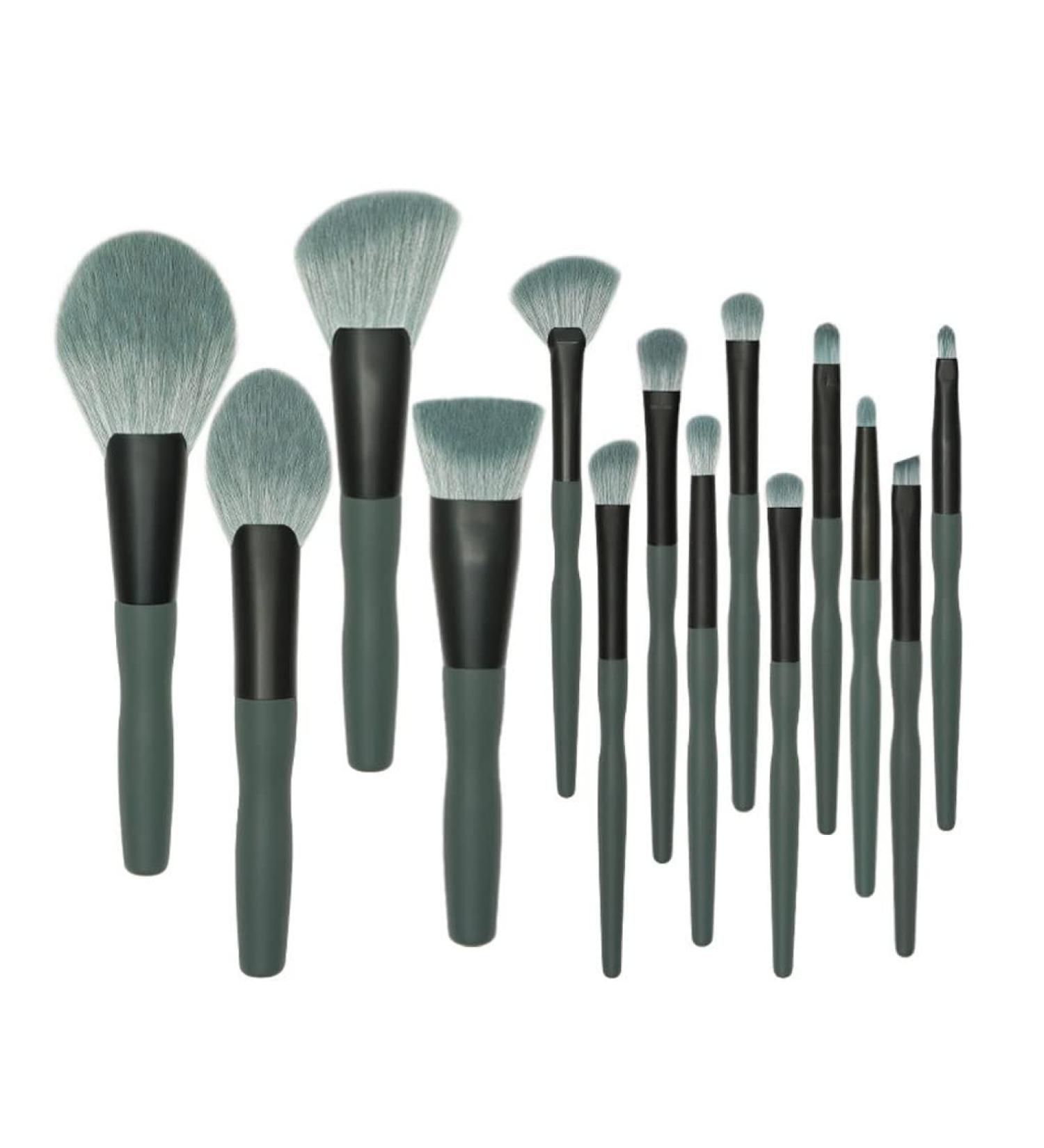 DFHBFG 14pc Makeup Brush Set Premium Beauty Tools for Flawless Makeup Application International Shipping - Buy Online on GoSupps.com