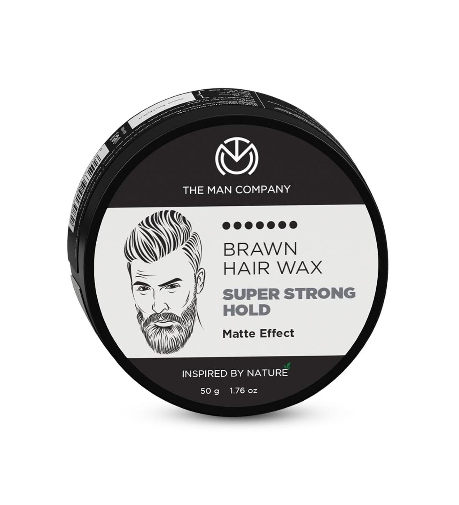 Buy The Man Company Hair Styling Wax Cream with Almond & Argan Oil - Extra Strong Hold Matte Effect Paraben & Silicone Free | 1.7oz International Shipping - Buy Online on GoSupps.com