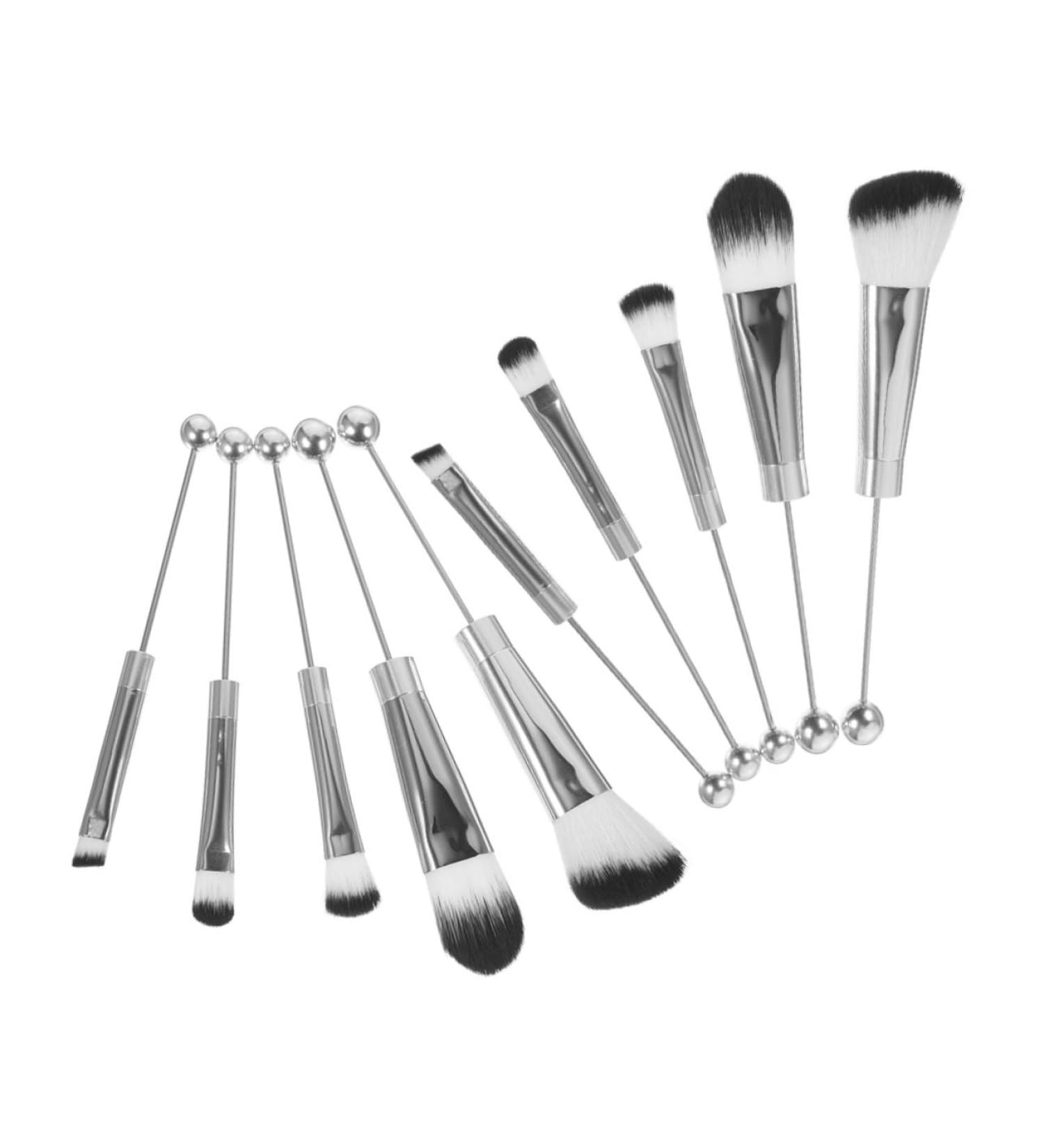 minkissy 2 Sets Metal Handle Makeup Brush Eyebrow Brush Eye Shadow Powder Brush Blush Brush Concealer Brush Eye Makeup Brush Makeup Brush for Women Eyes Paint Aluminum Alloy - Buy Online on GoSupps.com