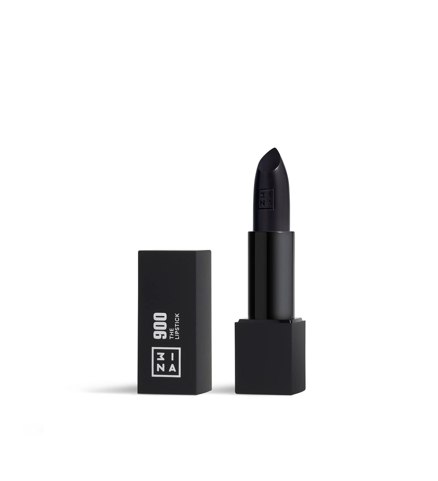 3INA Lipstick 900 - Panther Black - Matte & Shiny Finishes - Vegan & Cruelty Free - Moisturizing Formula - Buy Online on GoSupps.com