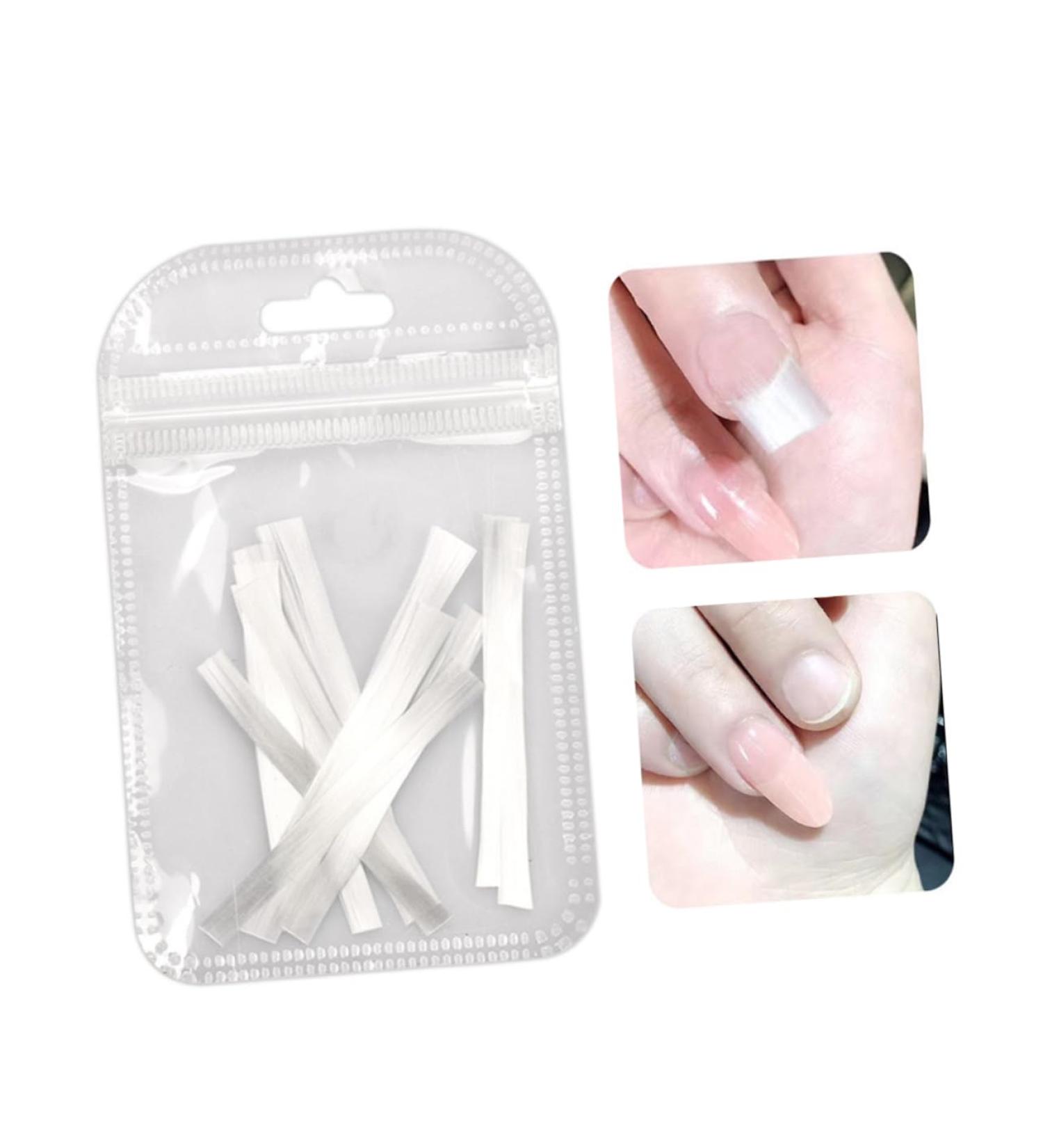 Ipetboom 2 Nail Extension Fiber Gel Kit for Nails Fiberglass Nail Extension Kit Nail Art Fiber Fake Nail Extensions Quick Extension Fiberglass Nails White Extend Manicure - Buy Online on GoSupps.com