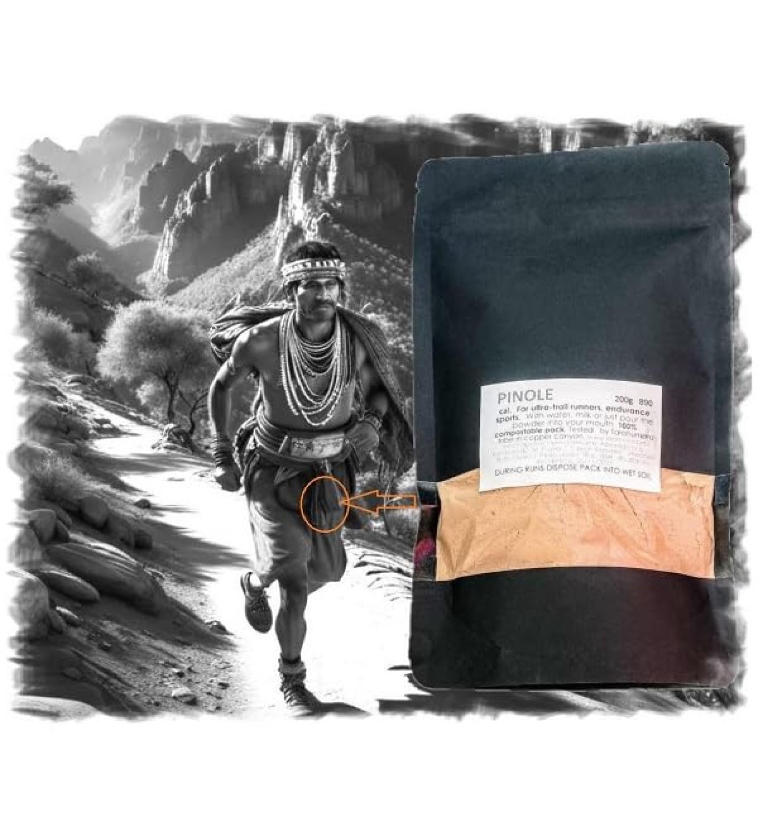 Chia Pinole for Long Distance and Ultra Trail Runners from Mexico 200g - Buy Online on GoSupps.com