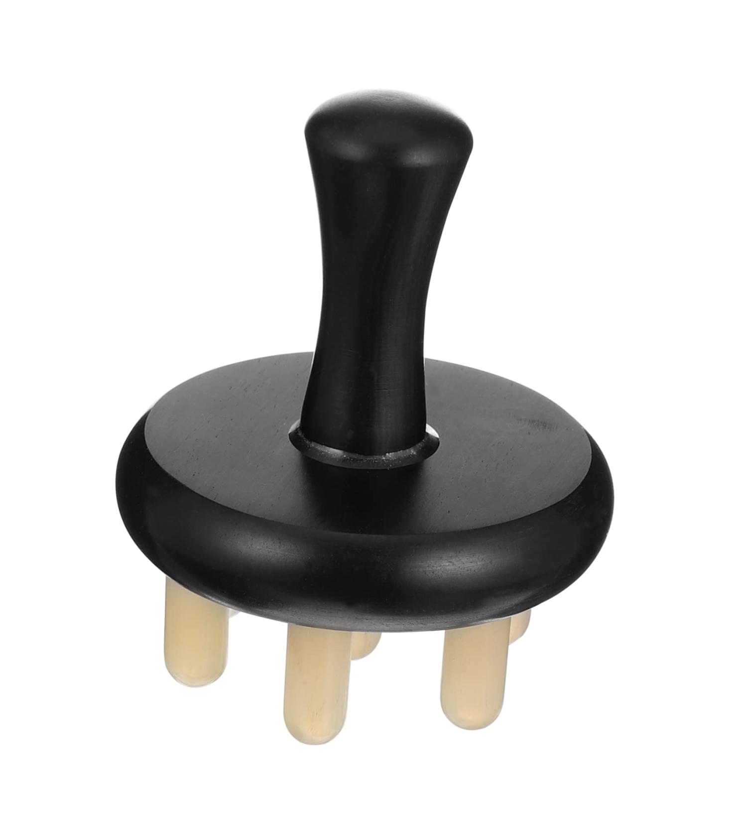 Tovinanna Massage Device & Brush Head - Hair Cleaning & Back Massage Tool 7.5x6cm Black - Buy Online on GoSupps.com