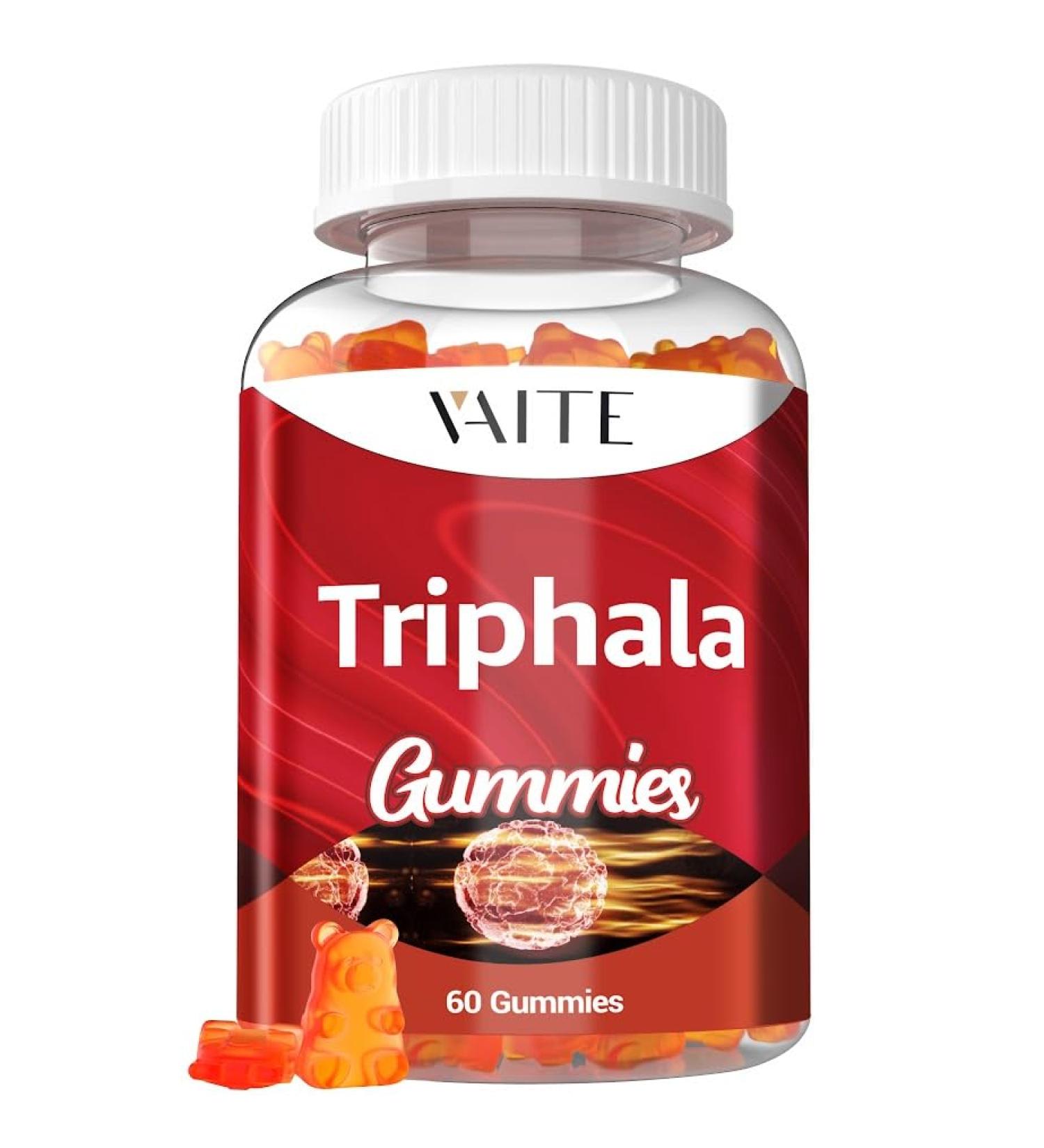 Organic Triphala Supplement with Amla Haritaki & Bibhitaki - Amalaki Herbal Blend Natural Ayurvedic Supplements & Gut Health & Immune Support Colon Cleanse & Digestive System Supports - 60 Gummies - Buy Online on GoSupps.com