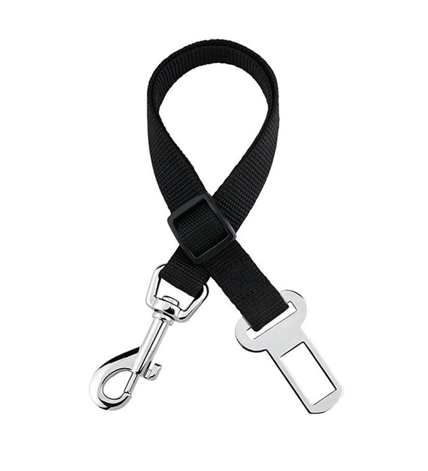 Dog Harness Seat Belt Dog Seat Buckle Clip Car Seat Belt Adjustable Car Harness Restraint Attachment Clip Pet Seat Belt Pet Travel Accessories for Dogs Cats - Buy Online on GoSupps.com