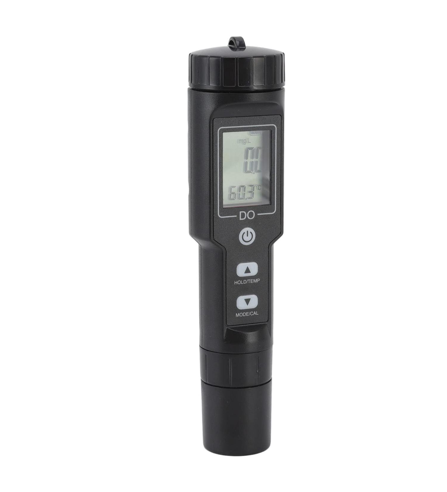 Precision Dissolved Oxygen Measurement Device with Removable Probe & Digital Display for Aquarium Research - Backlit Sensor - Buy Online on GoSupps.com