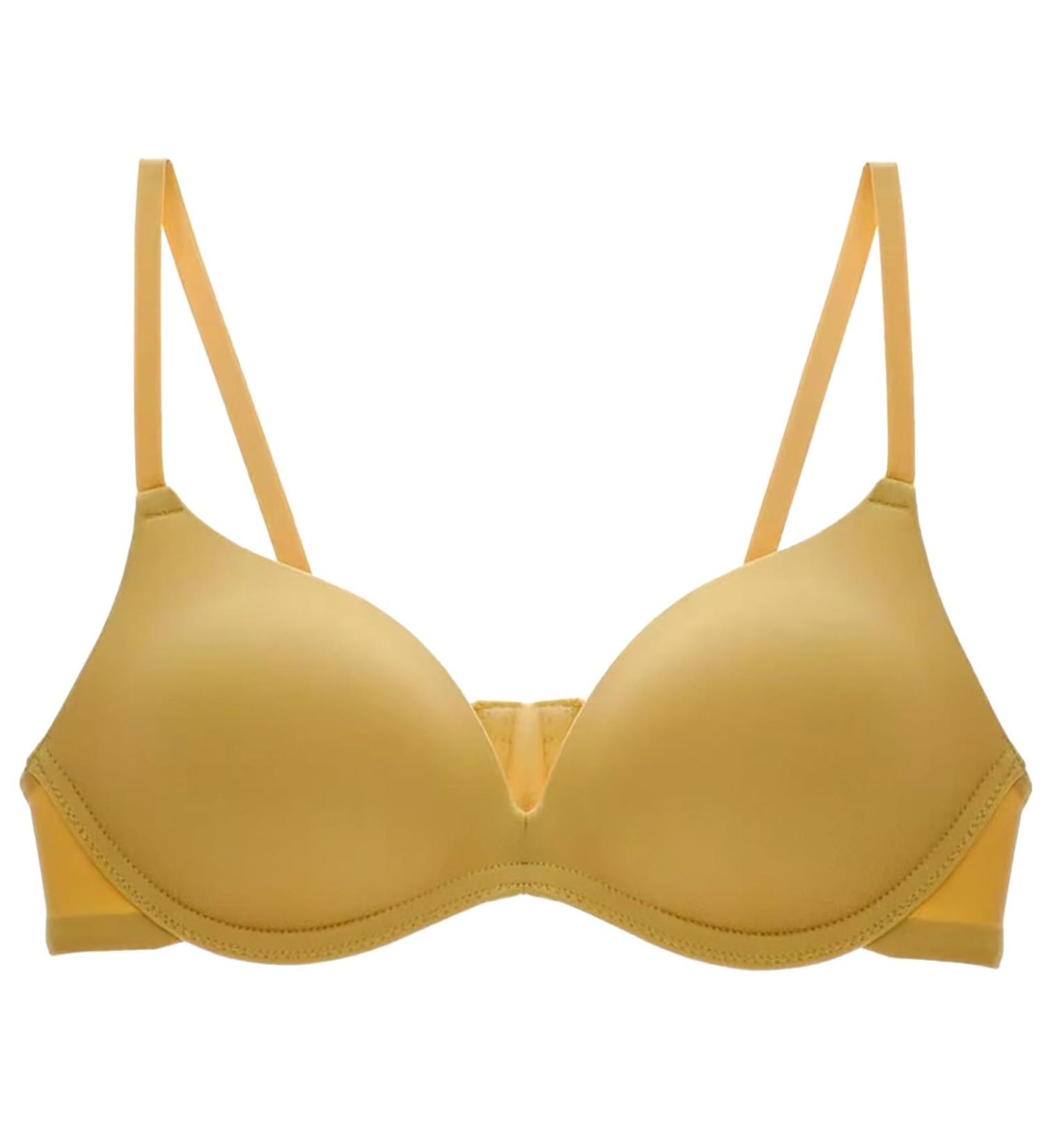 IHEHUA Women's Strapless Seamless Bra - Light Thin Plus Size Yellow XL with Beautiful Back - Buy Online on GoSupps.com