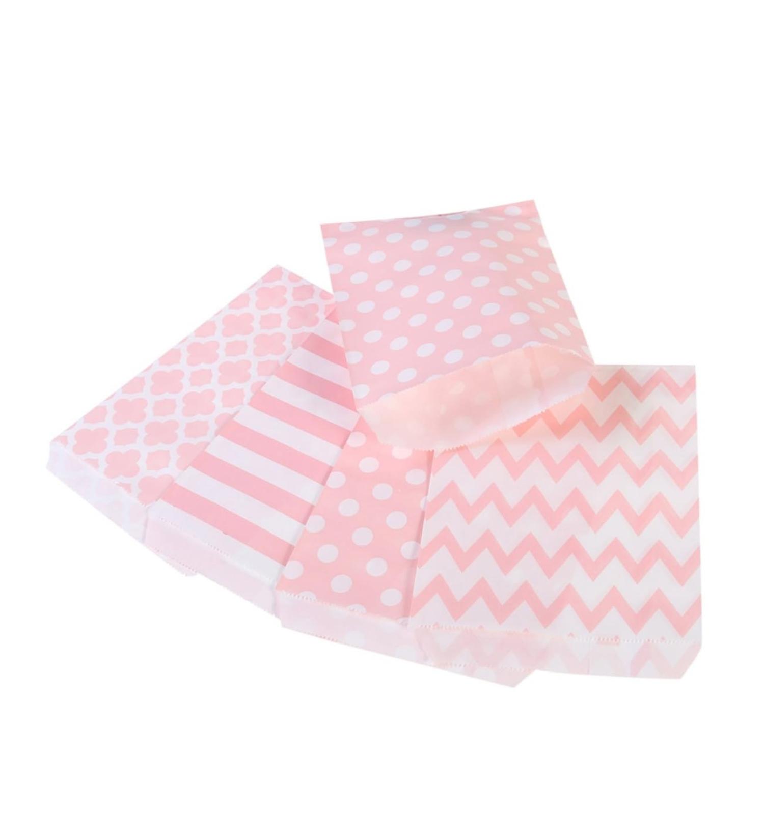 HOMSFOU 24pcs Small Gift Bag Candy Snacks Bag Buffet Bags Paper Treats Pouch Sandwiches Bag Chocolate Bag Candies Bag Paper Party Favor Bags Cookies Bag Paper Bag European and American - Buy Online on GoSupps.com