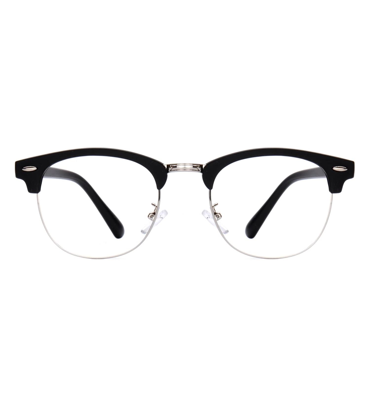 TR90 Lightweight Blue Light Blocking Eyeglasses for Men & Women - Bald FT0522 Black Readers - Buy Online on GoSupps.com