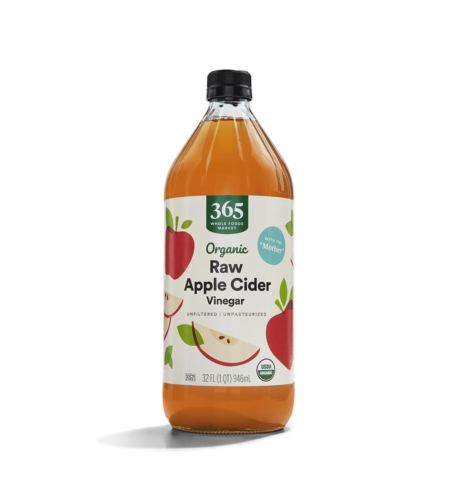 365 Whole Foods Market Vinegar Apple Cider - Raw - 32 Fl Oz. - Buy Online on GoSupps.com