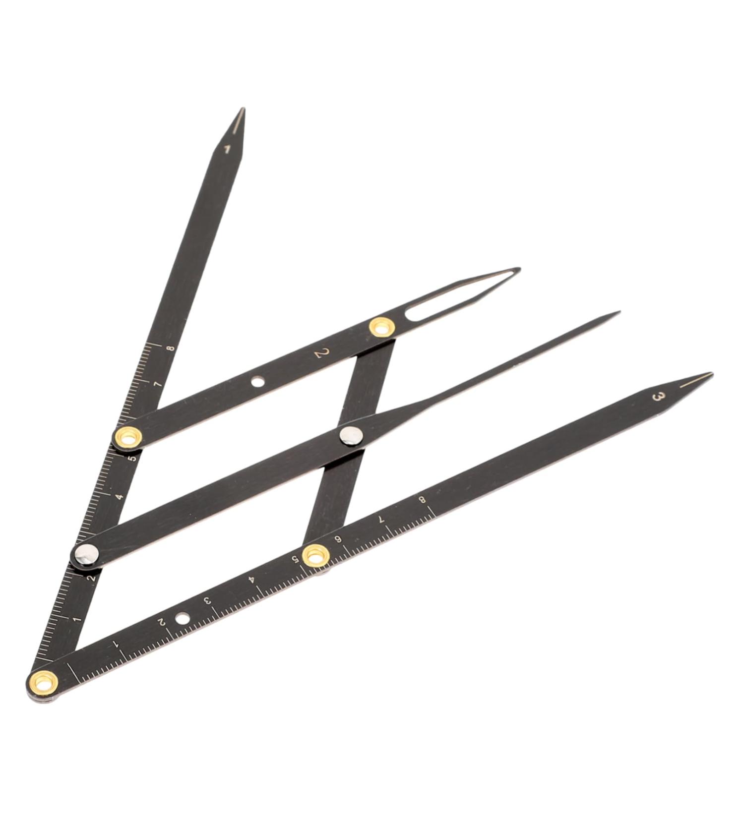 Beavorty 1pc Second Generation Scale Metal Dies Make up Kit Eyebrow Tools Eyebrow Rulers Tracer Printable 1 count (Pack of 1) Black - Buy Online on GoSupps.com