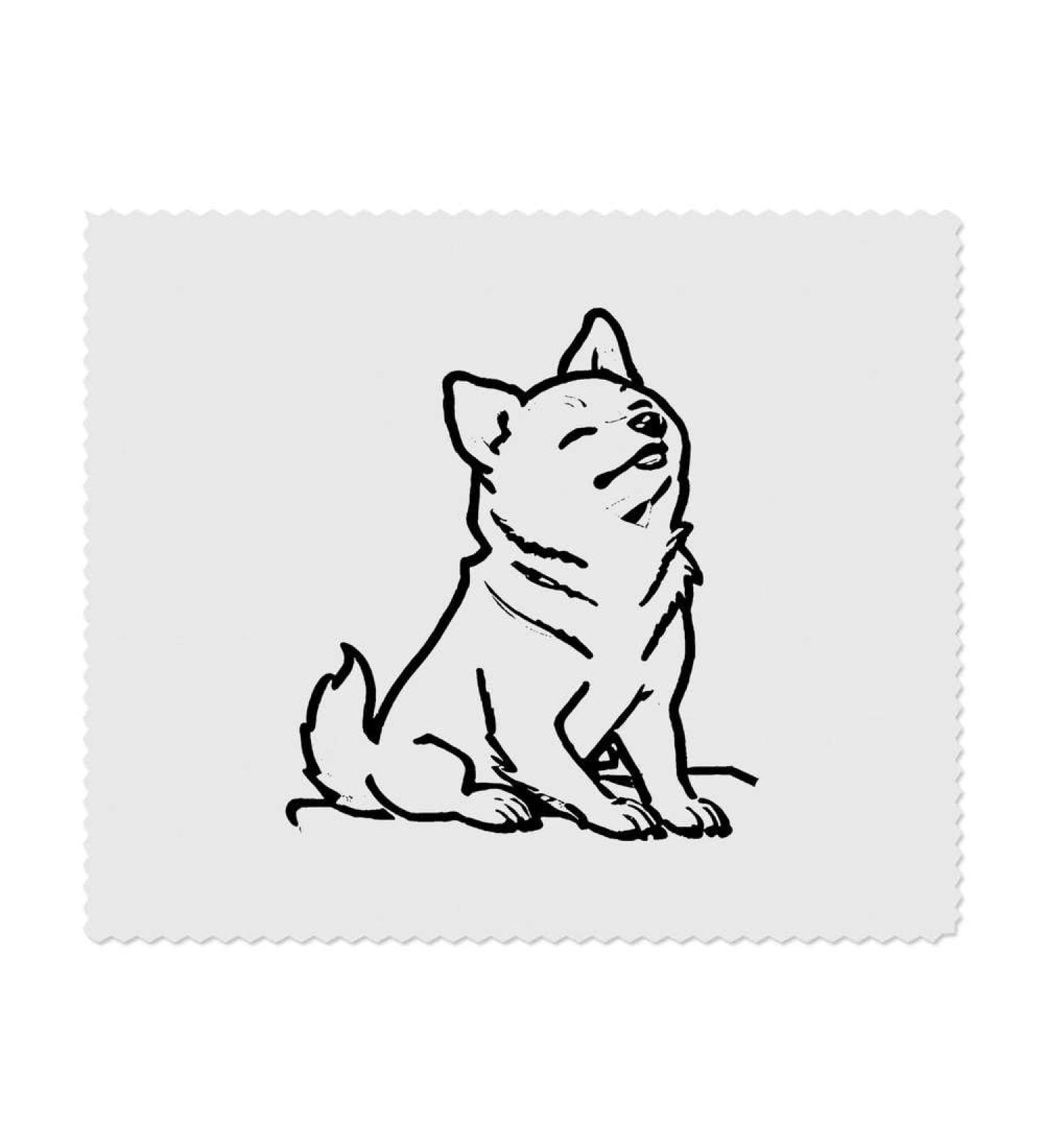 Buy 2 Shiba Inu Microfiber Lens Cleaning Cloths - Perfect for Glasses & Screens | High-Quality Eco-Friendly International Shipping - Buy Online on GoSupps.com