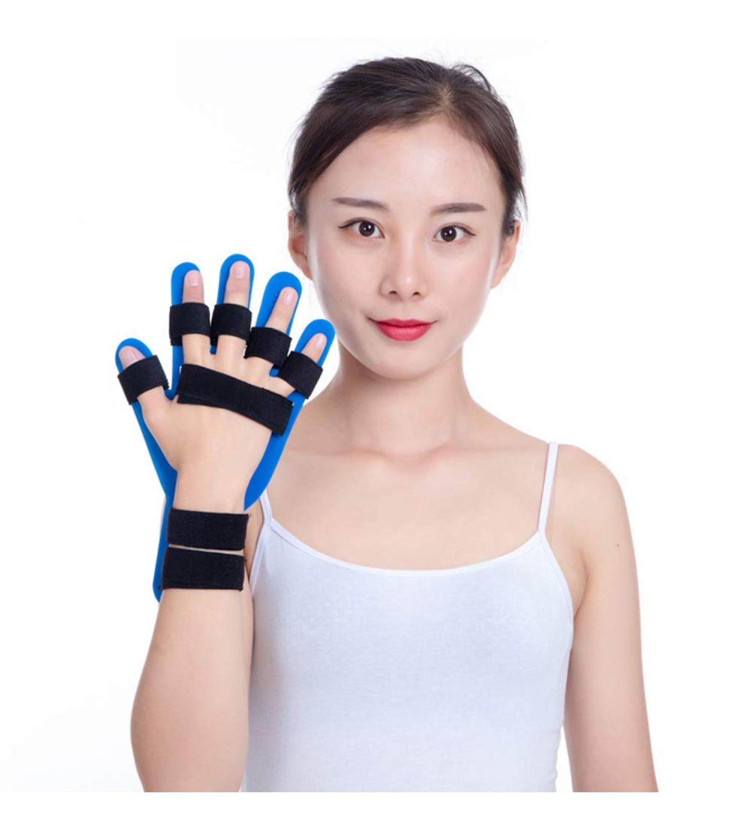 ALisasin Hand Wrist Finger Orthotics - Adjustable Fixed Splint & Support Brace for Finger Correction and Training - Buy Online on GoSupps.com