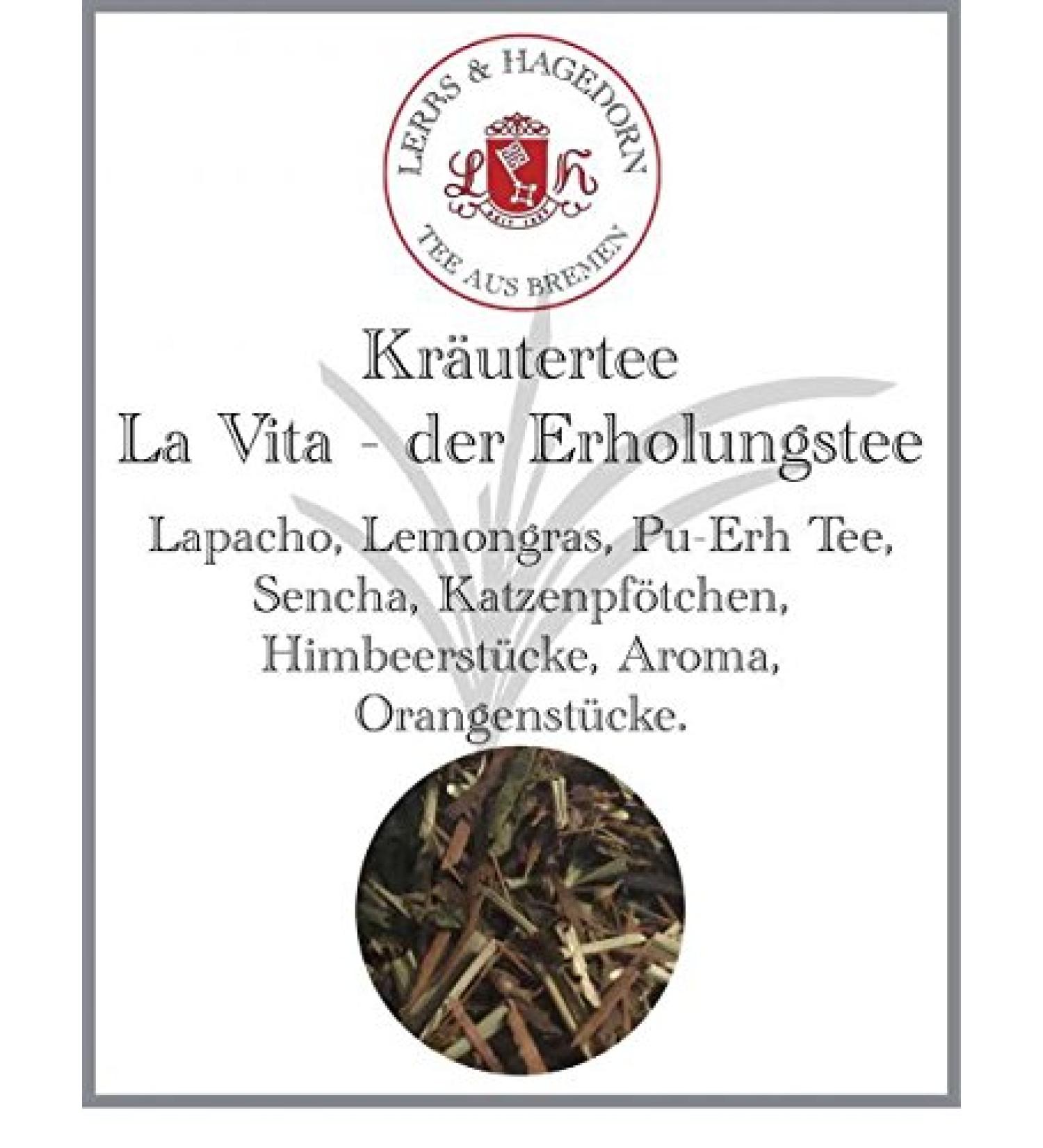 Lerbs & Hagedorn La Vita the revitalizing tea 250 g