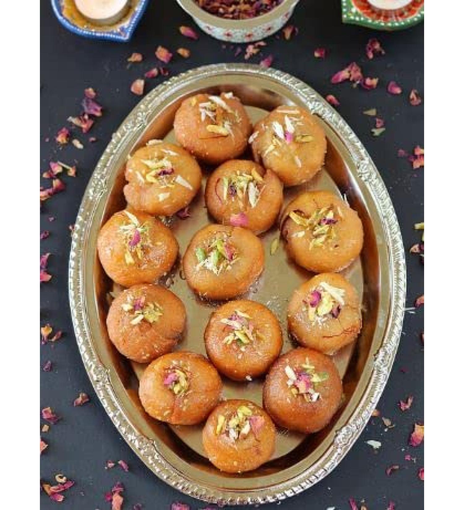 Balushahi 250g Indian Traditional Sweet Best Gift For All Occasions Raksha Bandhan Marriage Diwali Holi Ganesh Chaturthi Festival Treat For Family & Friends - Buy Online on GoSupps.com