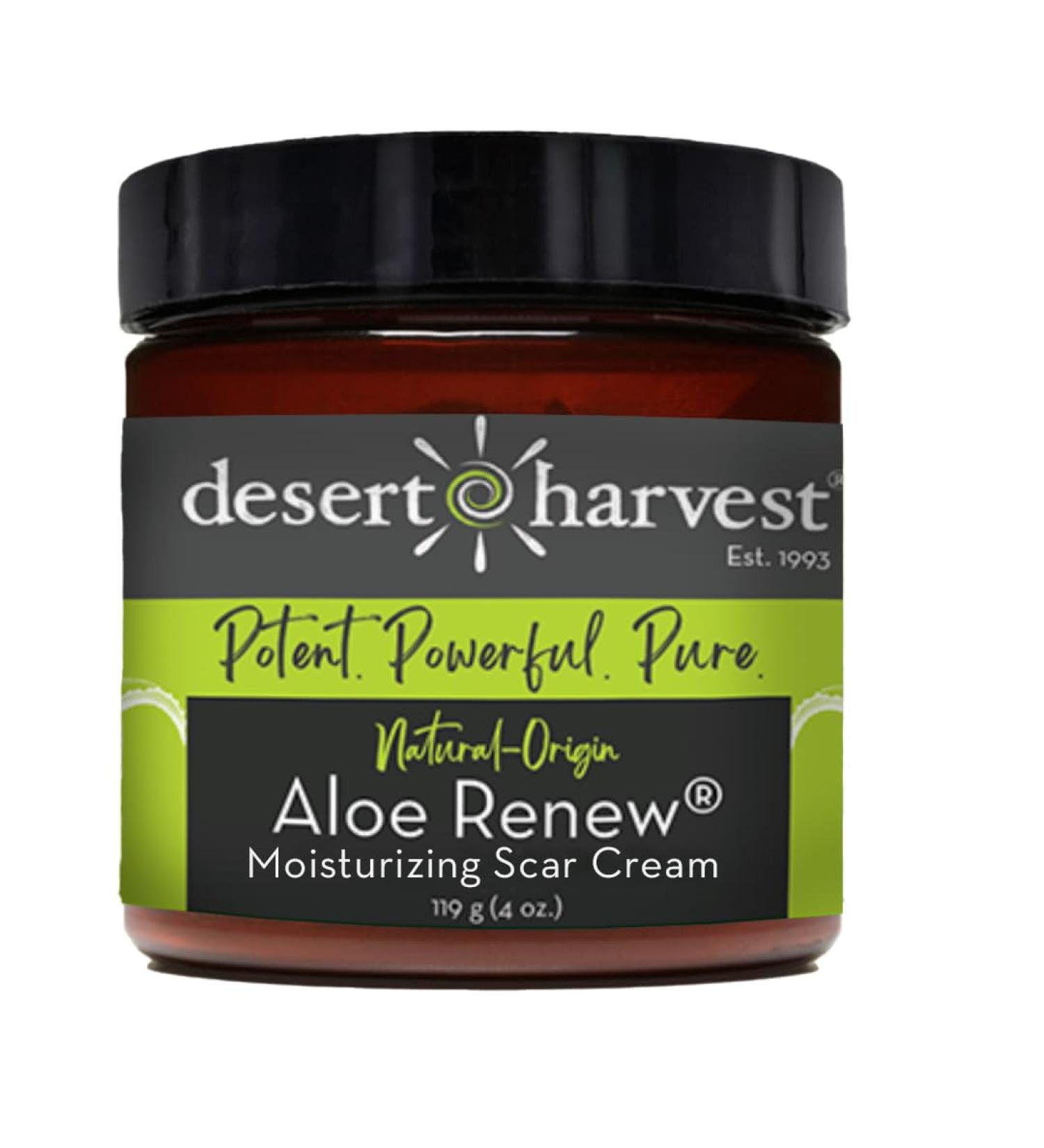 Desert Harvest Aloe Renew Moisturizing and Firming Cream with CoQ10 Vitamin C Copper and Hyaluronic Acid 4 oz - Buy Online on GoSupps.com