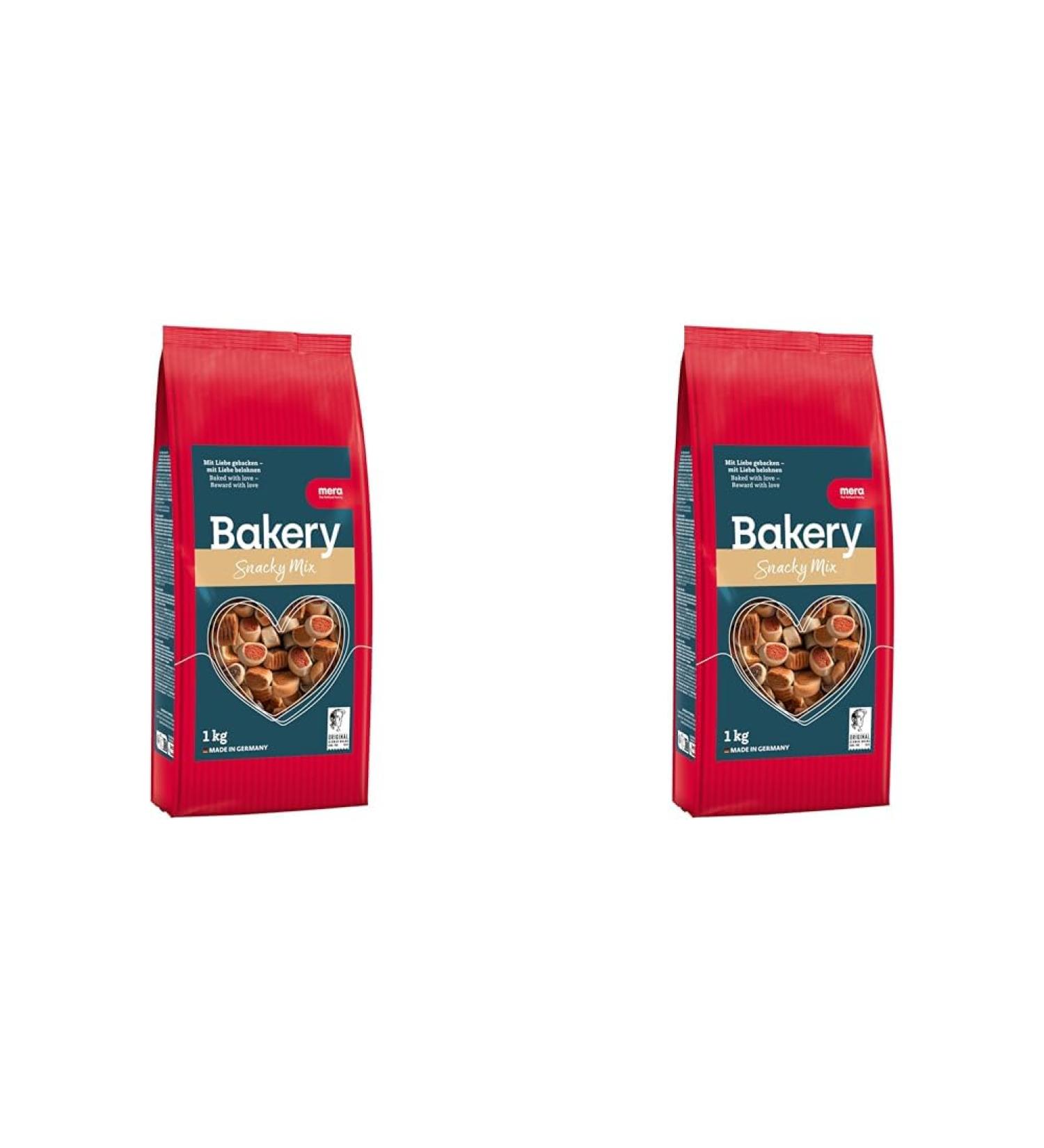 Mera Bakery Snacky Mix - Natural Dog Treats HundeLeckerli for Training & Snacking Gently Baked Biscuits 1kg (2 Pack) - Healthy Dog Snacks - Buy Online on GoSupps.com