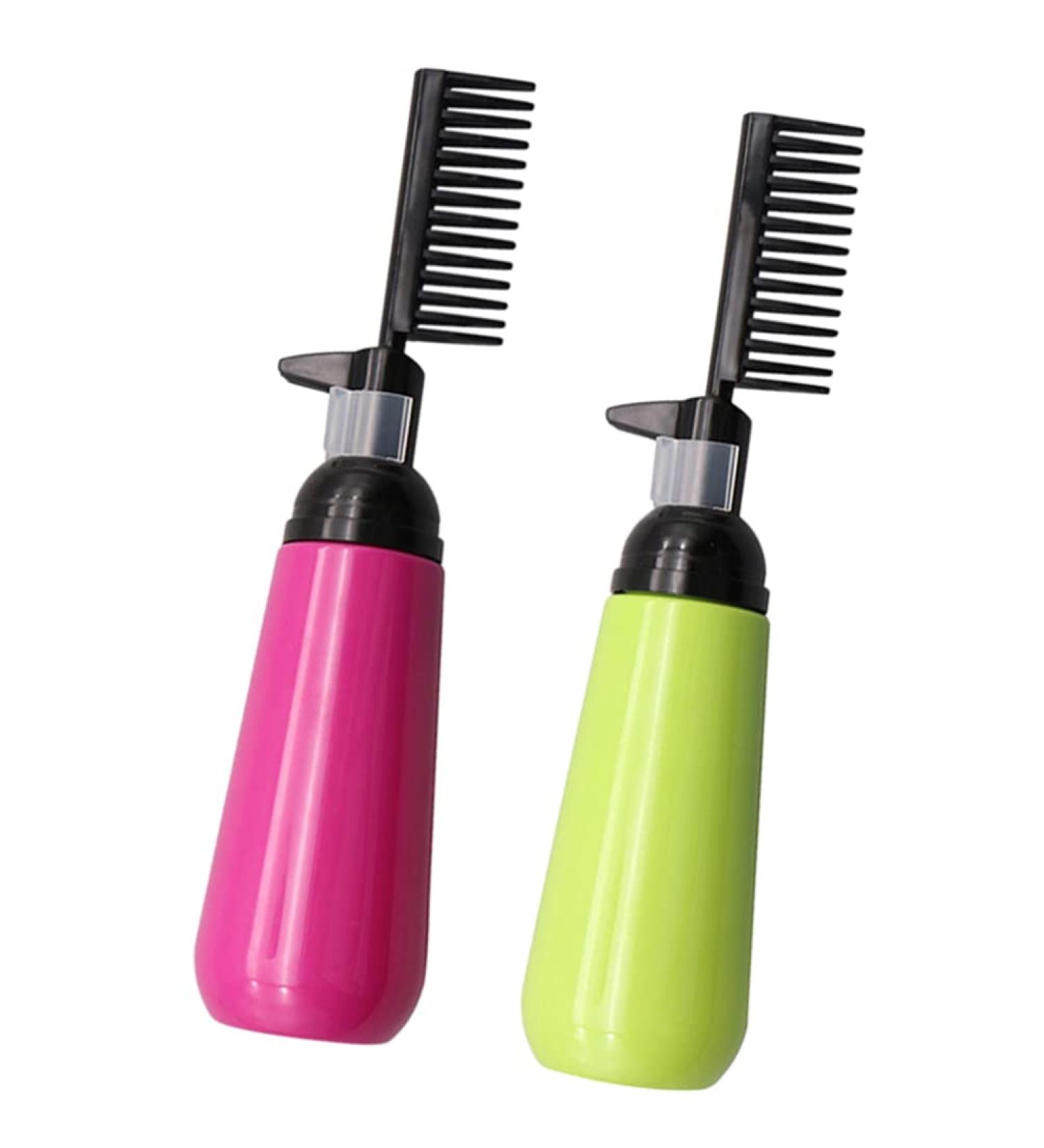 Beaupretty 2pcs Hair Color Comb Bottles - Hair Dye Root Combs & Styling Tools - Cosmetic Plastic 24x4.9CM - International Shipping - Buy Online on GoSupps.com
