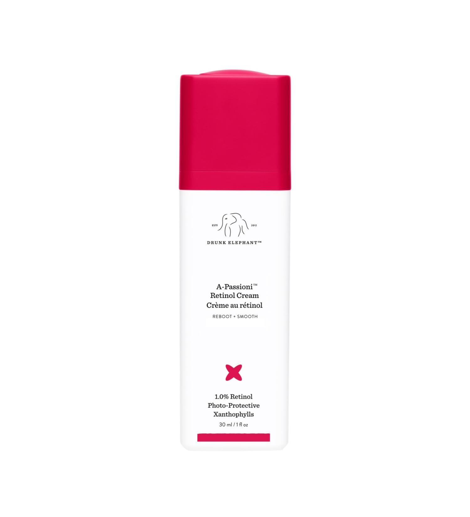 Drunk Elephant A-Passioni Retinol Cream - 30 ml/1 fl oz - 1% Retinol Serum - Clean Clinical Skincare - Cruelty-Free - Dermatologist-Tested - Free of Essential Oils Silicones and Fragrance - Buy Online on GoSupps.com