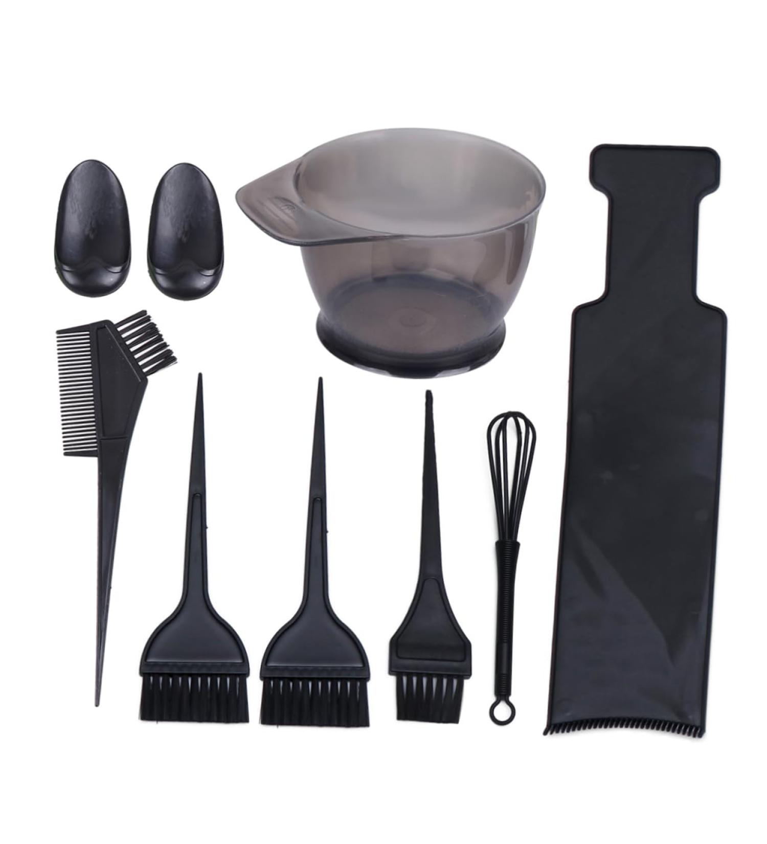 FRCOLOR Set Hair Tint Tool Hair Dye Tint Bowl and Brush for Hair Coloring Hair Dye Brush Hair Bleach Hair Color Board Black Wig Heads Hair Color Kit Hair Dye Bowl Large Hairdressing Tool - Buy Online on GoSupps.com