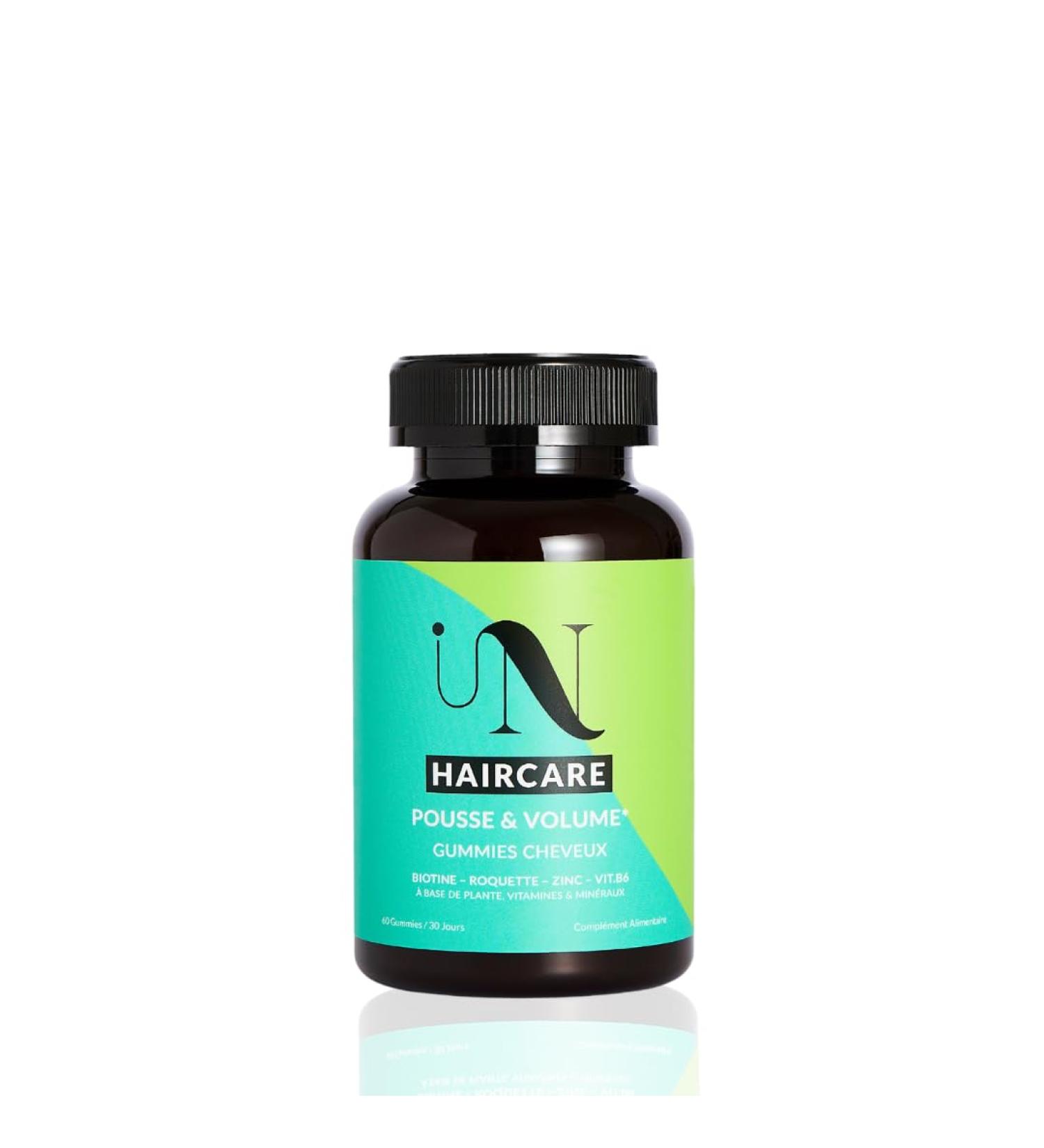 In Haircare - Gummies grows & volume - Arugula dietary supplements zinc vitamins B7 - Stimulates growth & limits hair loss - All hair types - 60 gummies - Buy Online on GoSupps.com