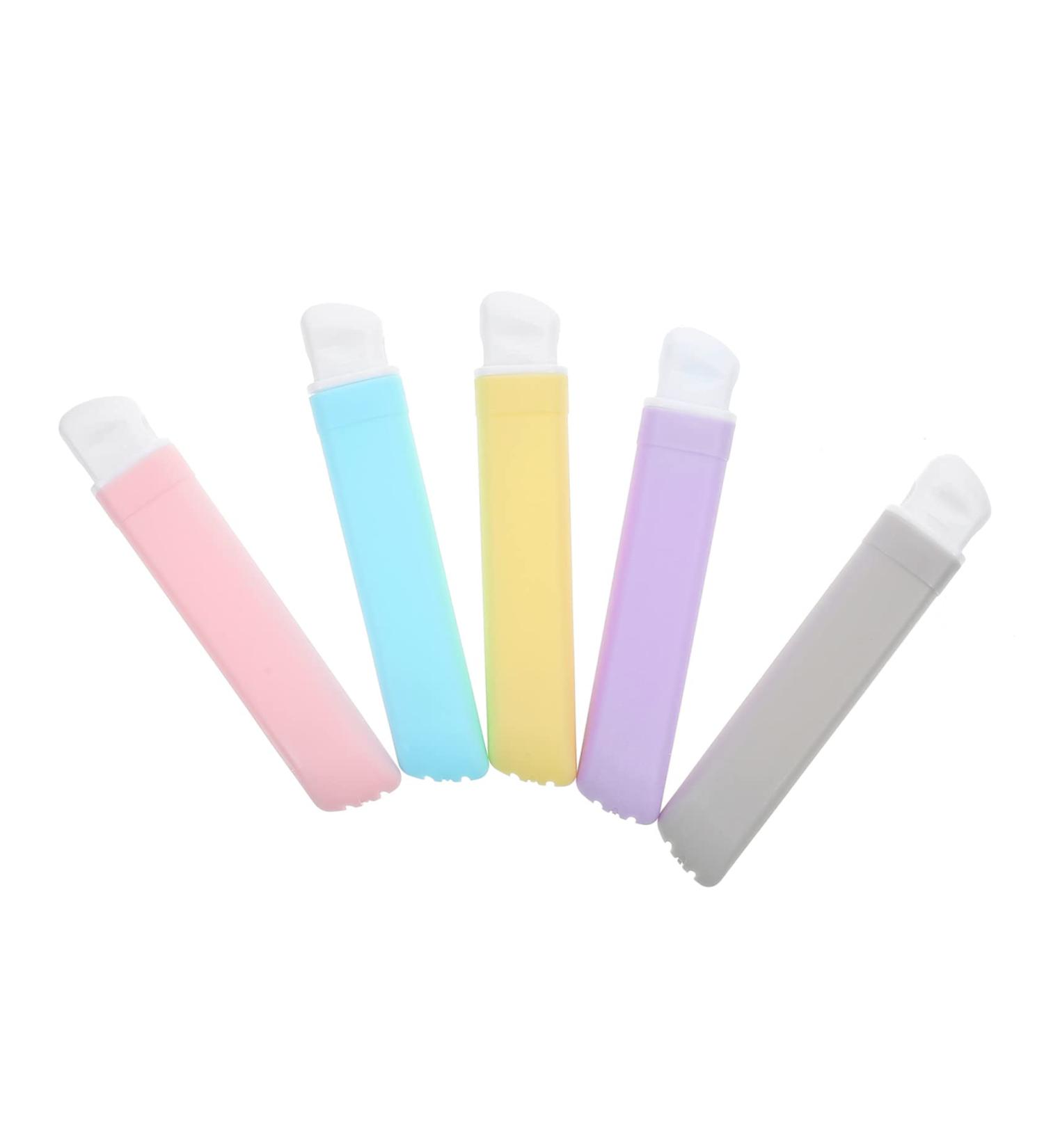 Magiclulu 5-Piece Travel Toothbrush Set | Soft Bristles & Foldable Design | Essential Travel Accessories for Dental Care - Buy Online on GoSupps.com