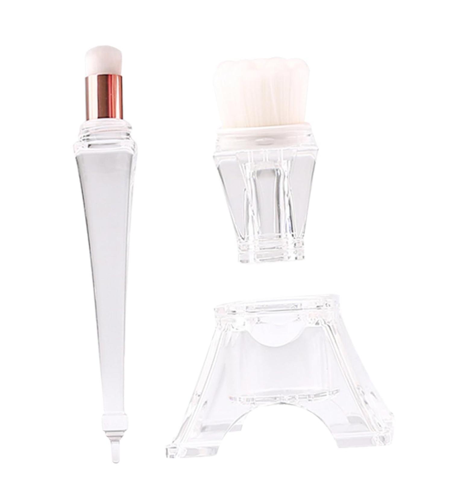 Beatifufu Makeup Highlighter Powder Brush for Loose Powder Make up Applicators for Face Makeup Blush Makeup Applicator Blush Brush for Cheeks 2 in 1 Artificial Fiber Miss Nose Shadow Brush - Buy Online on GoSupps.com