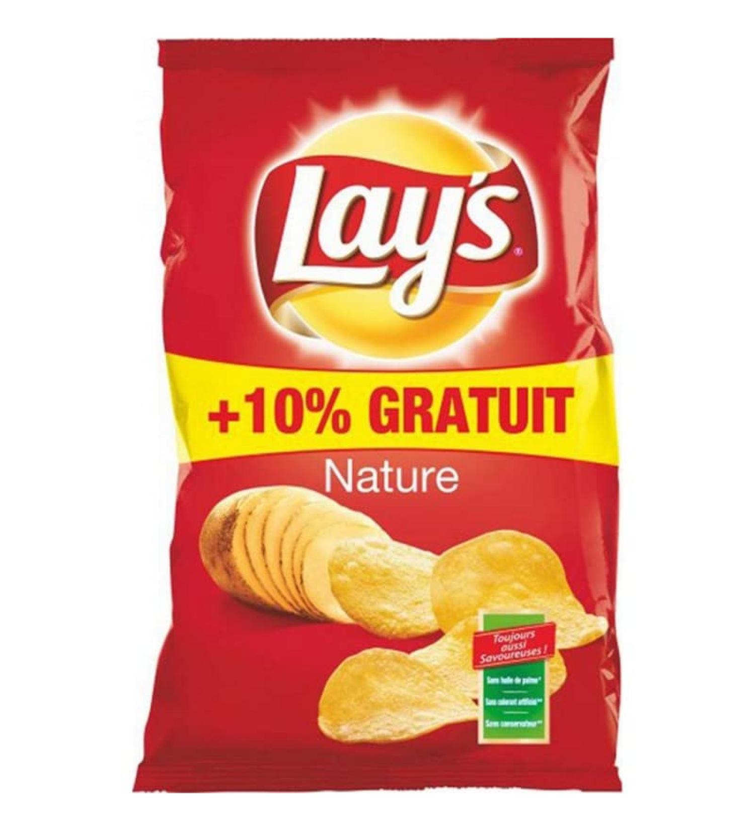 Lay's Chips nature - 300g pack + 10% free