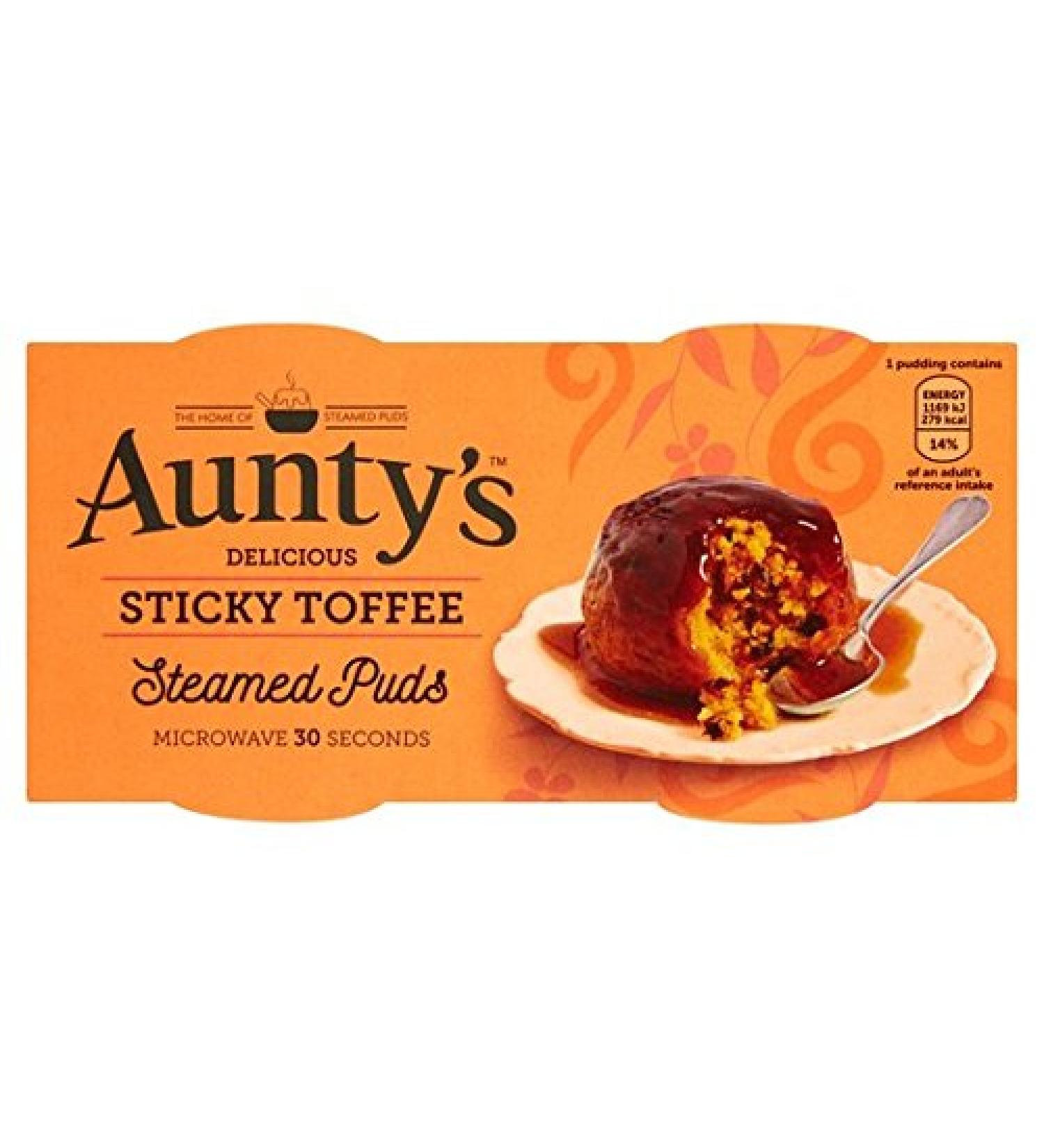 Aunty's Steamed Sticky Toffee Puddings 2 x 110g