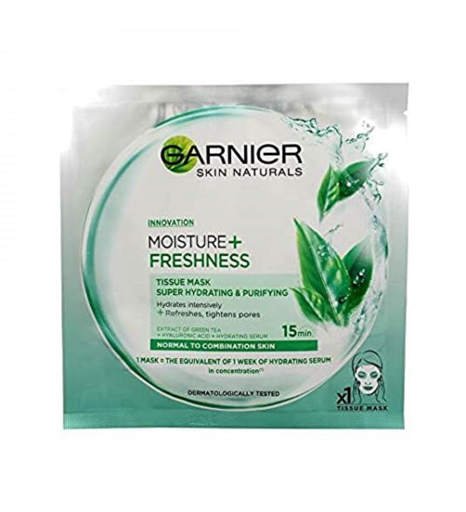 Garnier Skin Naturals Innovation Moisture + Freshness Tissue Mask for Normal to Combination Skin 32 g