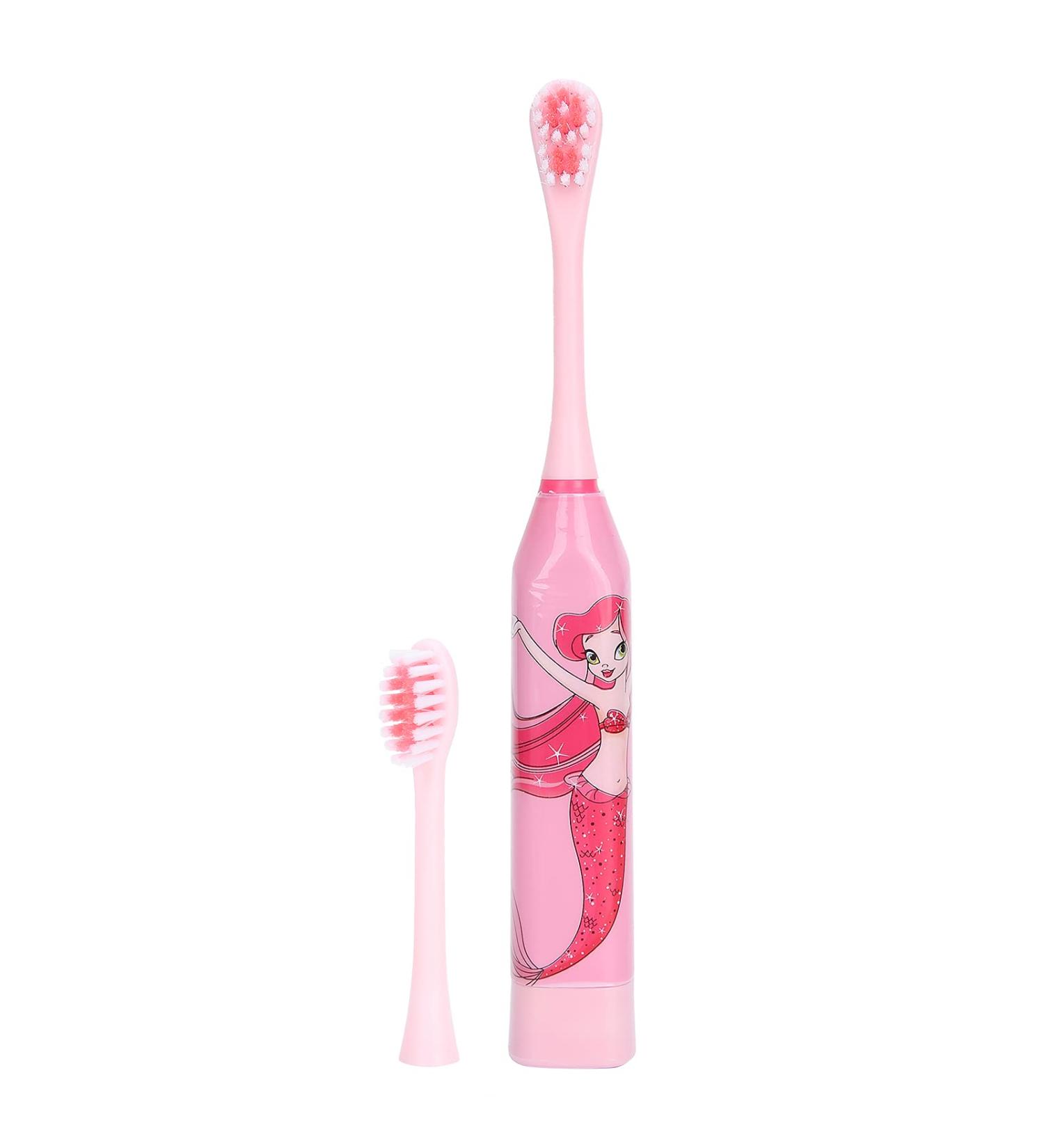 Children's Electric Toothbrush - Cartoon Pattern Pink Oral Care for Kids Battery Operated - Buy Online on GoSupps.com