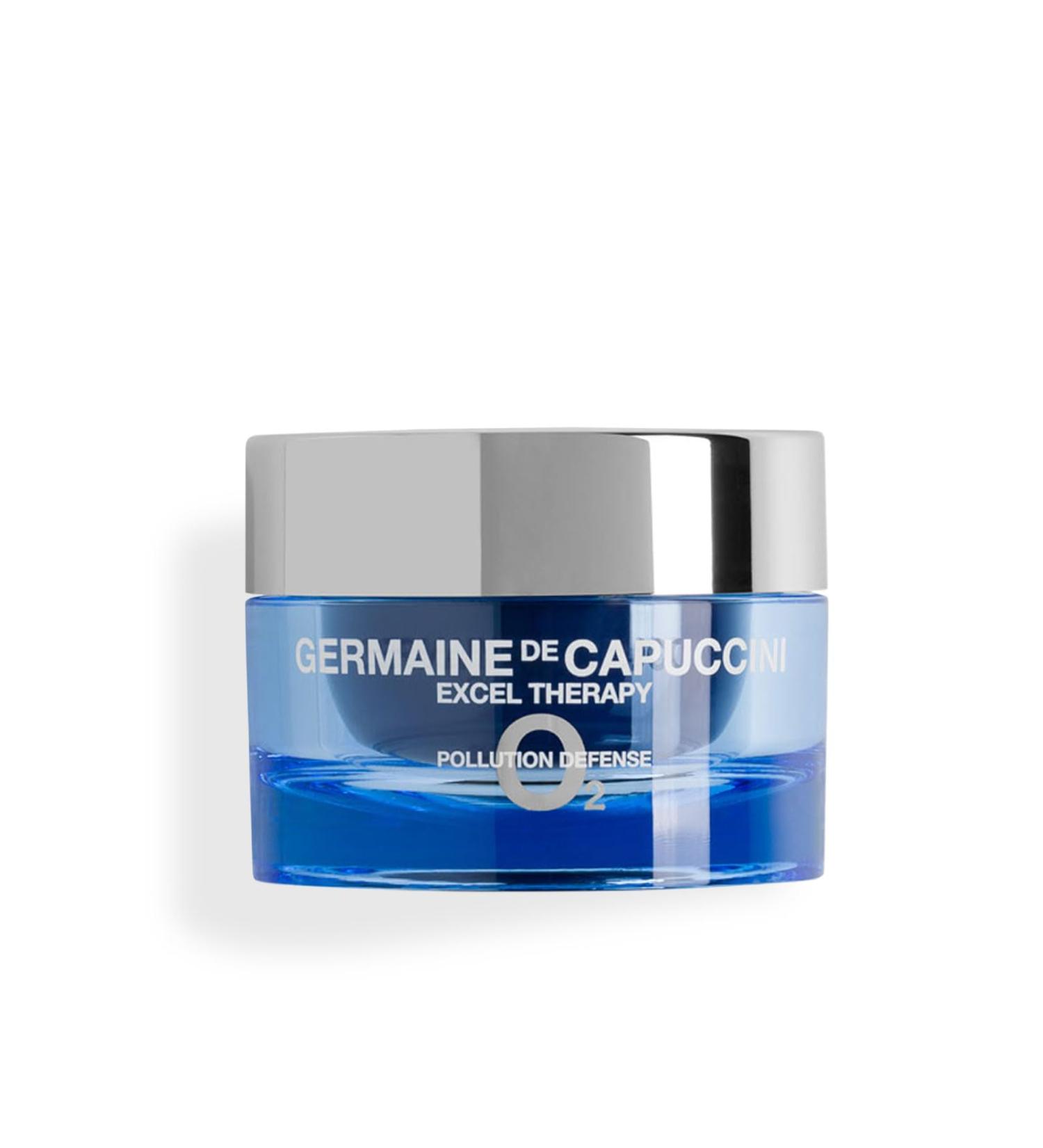 Germaine de Capuccini Excel Therapy O2 Anti-Pollution Oxygenating Cream - Anti-Aging Moisturizer | 50 ml | Protects Skin from Pollution UV & Blue Light - Buy Online on GoSupps.com