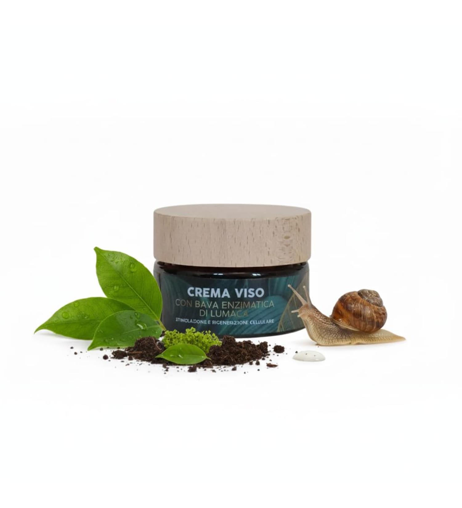  VIVA VIVA Pure Enzymatic Snail Slime Face Cream with Hyaluronic Acid Moisturizing and Nourishing Natural 50 ml Made in Italy - Buy Online on GoSupps.com