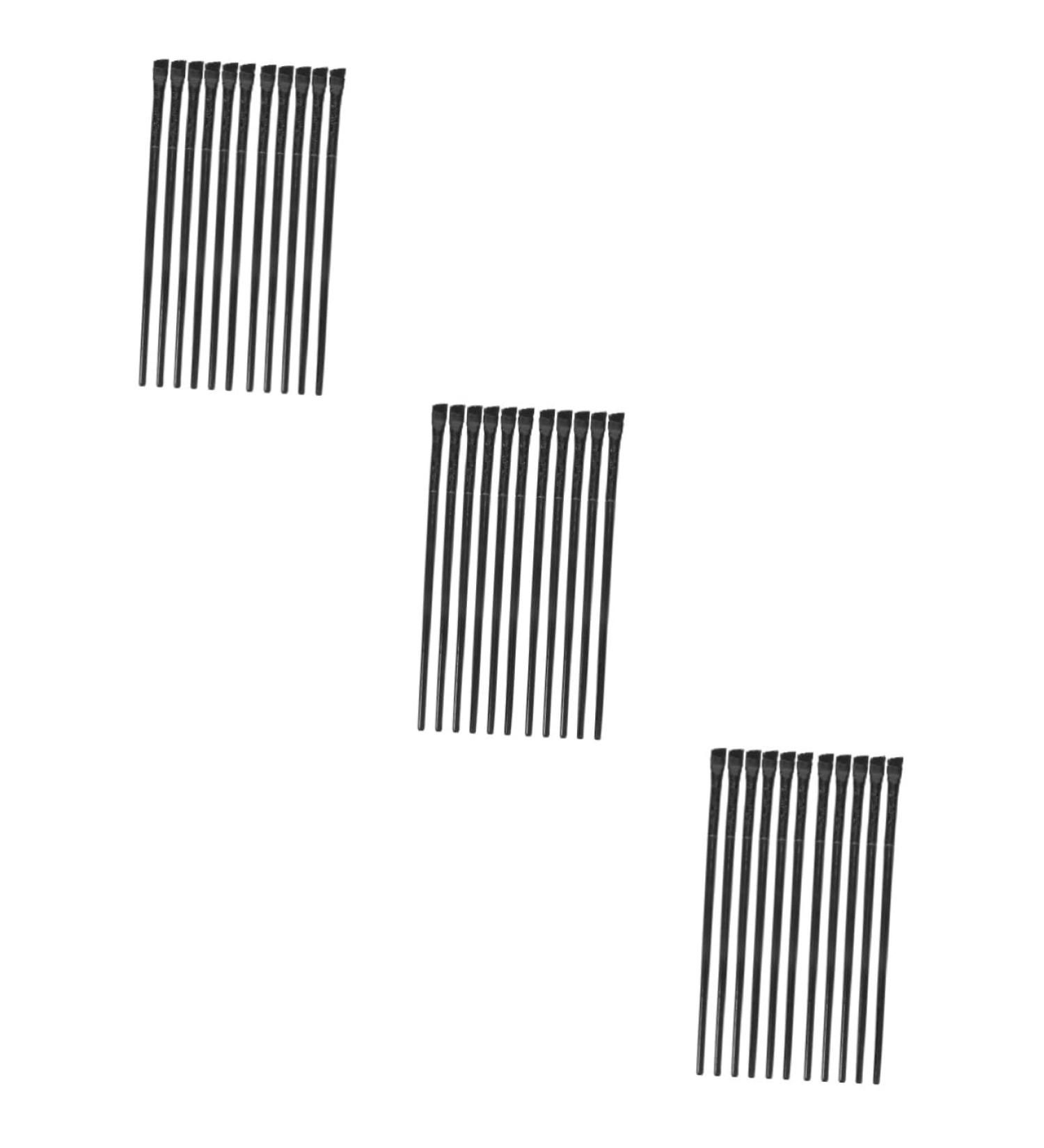 FOMIYES 36 Pcs Eyeliner Brush Eye Shadow Brush Eyeshadow Liner Brush for Eyes Makeup Brush Oblique Head Flat - Buy Online on GoSupps.com