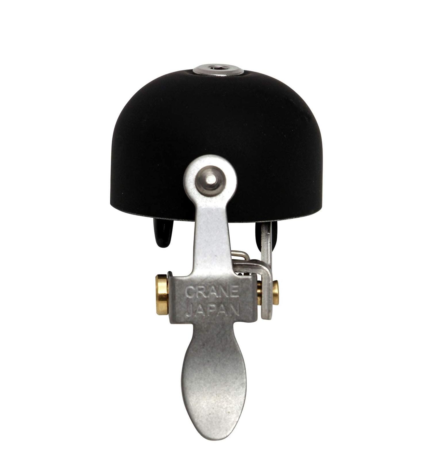 Crane E-Ne Bike Bell - Made in Japan for Road & Mountain Bikes - Matte Black - Buy Online on GoSupps.com