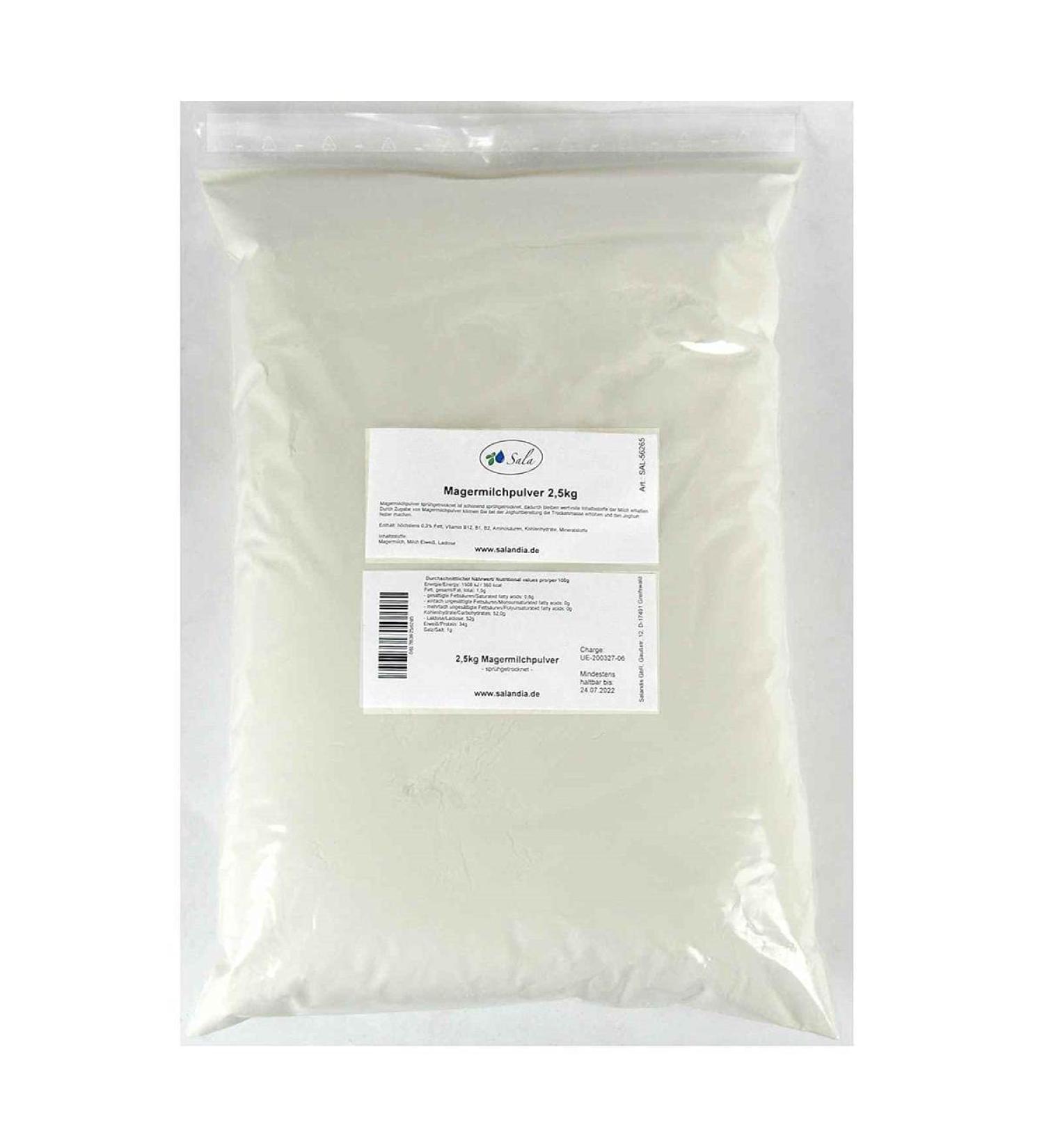 Sala skimmed milk powder LOW HEAT spray dried conv. (4 x 2.5 kg bags)