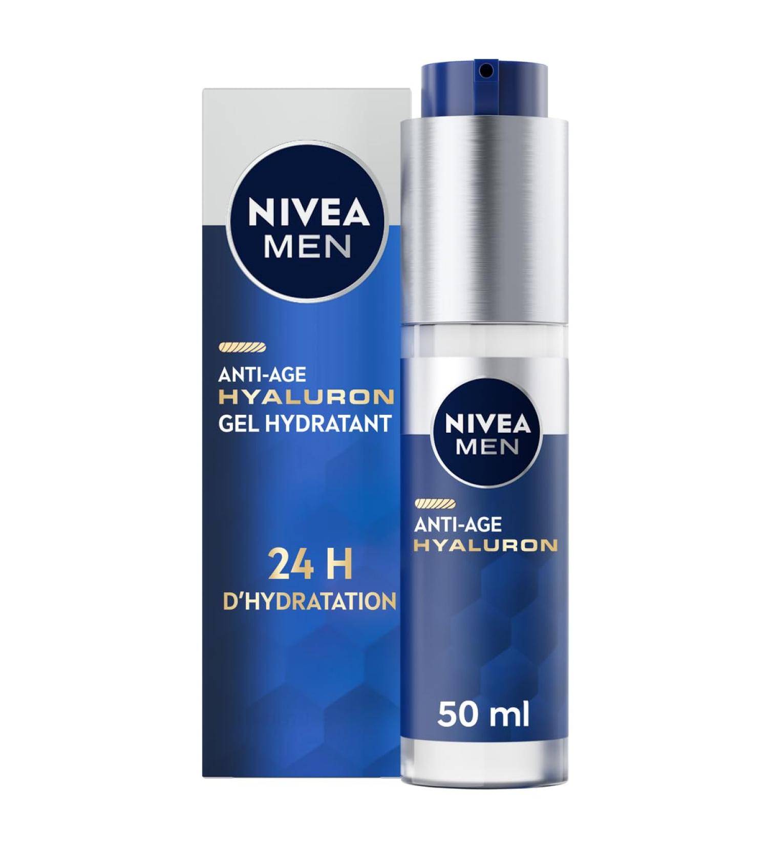 NIVEA MEN Active Age Complete Anti-Aging Day Care (1 x 50 ml) Facial care enriched with creatine and caffeine 6-in-1 moisturizing & anti-aging men's care with a light texture - Buy Online on GoSupps.com