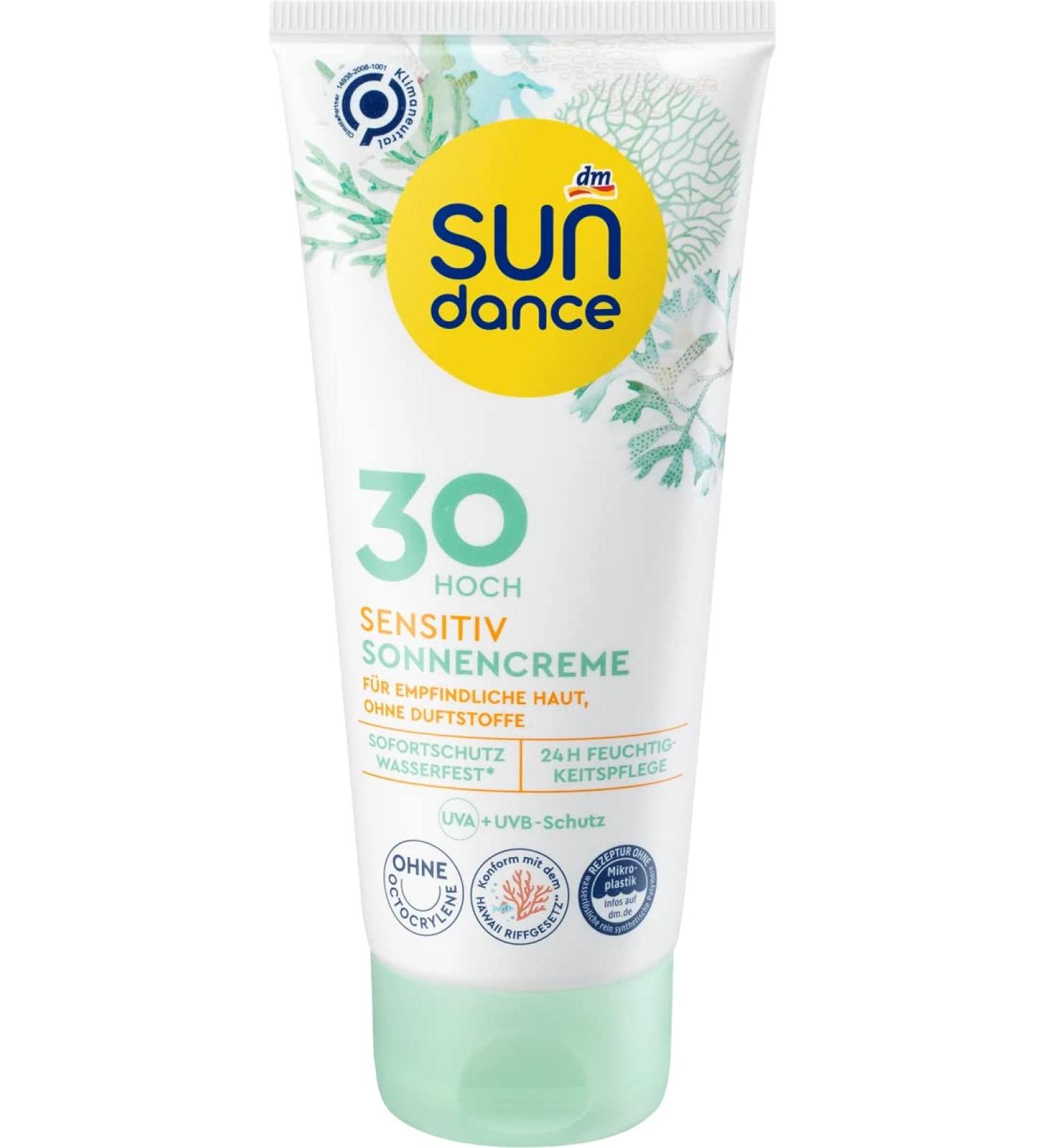 SUNDANCE Sunscreen Sensitive SPF 30 - 100ml | Best International Shipping | Gentle Skin Protection - Buy Online on GoSupps.com