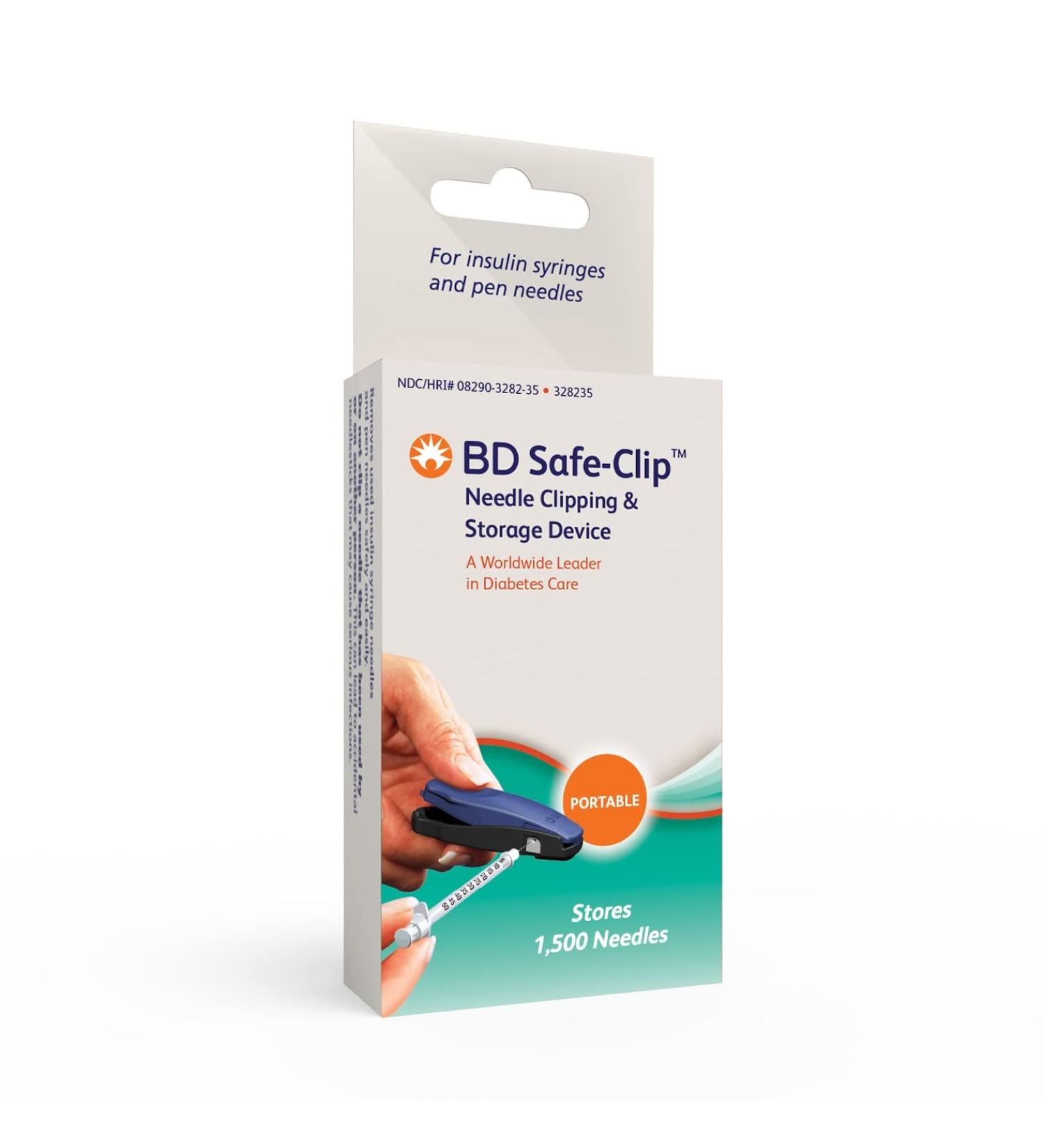 BD Safe-Clip Needle Clipper with Mini Sharps Container - Holds 1500 Needles - Buy Online on GoSupps.com