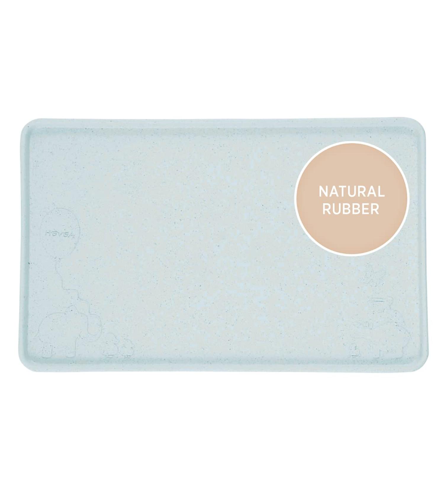 HEVEA Natural Rubber Kids Placemat - Upcycled Material, Safe and Fun Animal Designs (Blue) - Buy Online on GoSupps.com