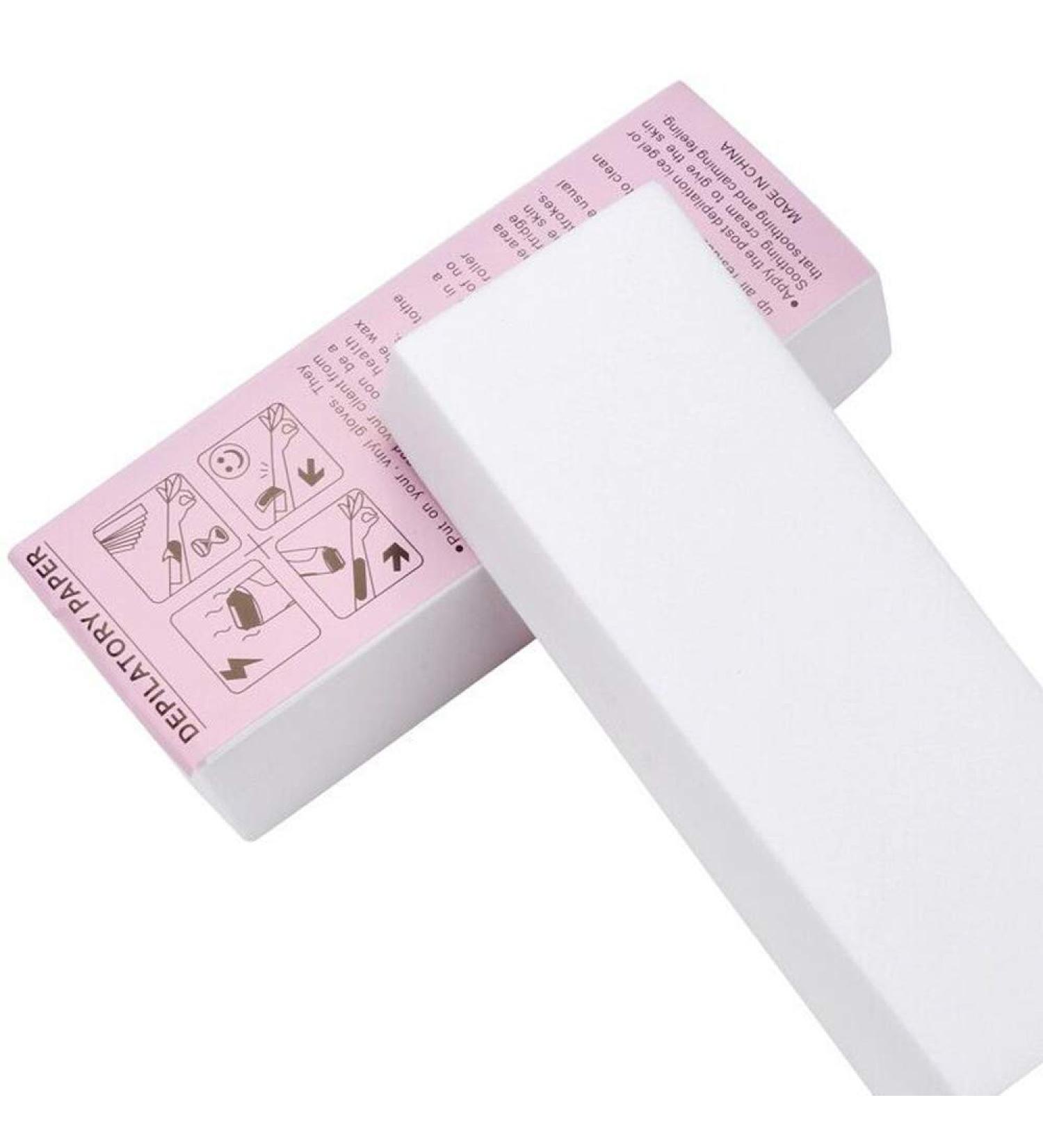 100 Pack Tvoip Disposable Nonwoven Hair Removal Wax Strips - Professional Epilator for Smooth Legs - Women's Waxing Tool - Buy Online on GoSupps.com