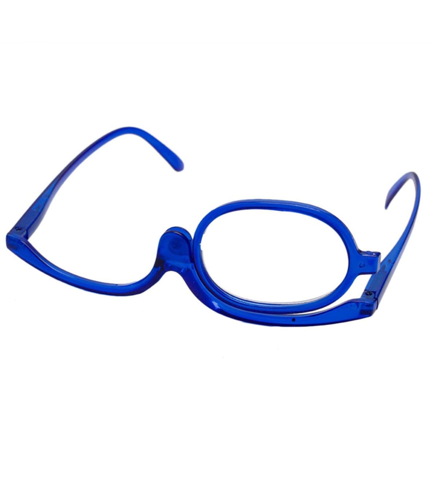 Queenbox Fashion Makeup Readers - +4.0 Magnifying Flip Down Glasses for Eye Makeup | Stylish Cosmetic Monoculars Available for Global Shipping - Buy Online on GoSupps.com