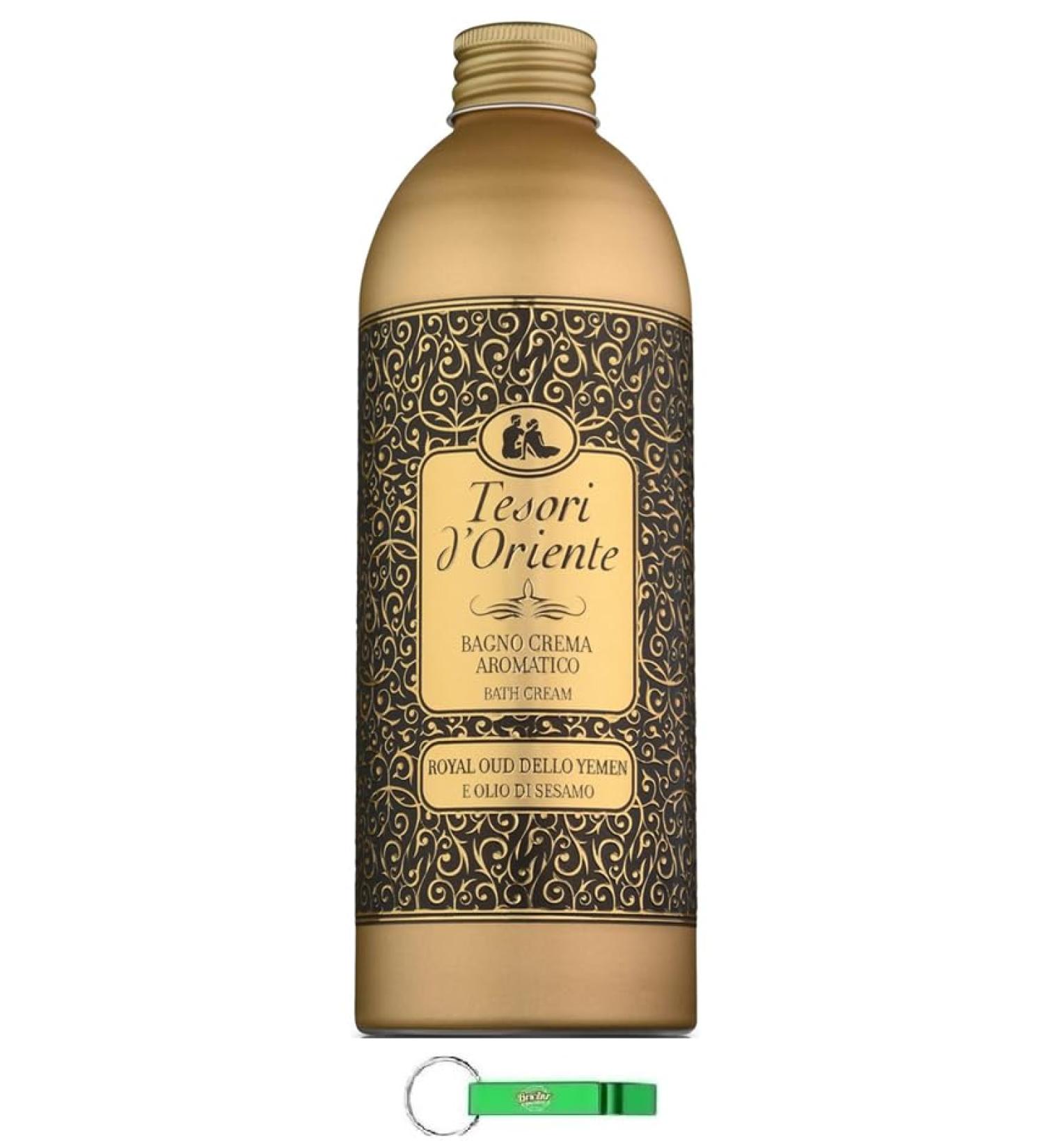 Tesori d'Oriente Bagno Lot de 8 bains moussants avec notes pic es et bois d'oud nettoient la peau et apportent nutriments et hydratation 500 ml + porte-cl s Beni Culinari - Buy Online on GoSupps.com