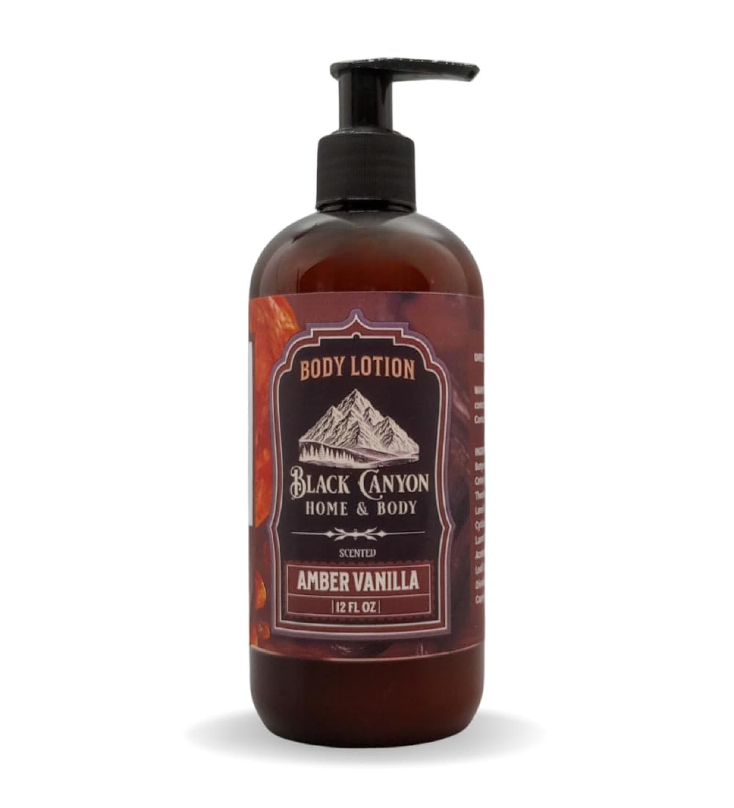 Black Canyon Amber Vanilla Scented Body Lotion with Lanolin and Jojoba Oil 12 Oz 12 Fl Oz (Pack of 1) - Buy Online on GoSupps.com