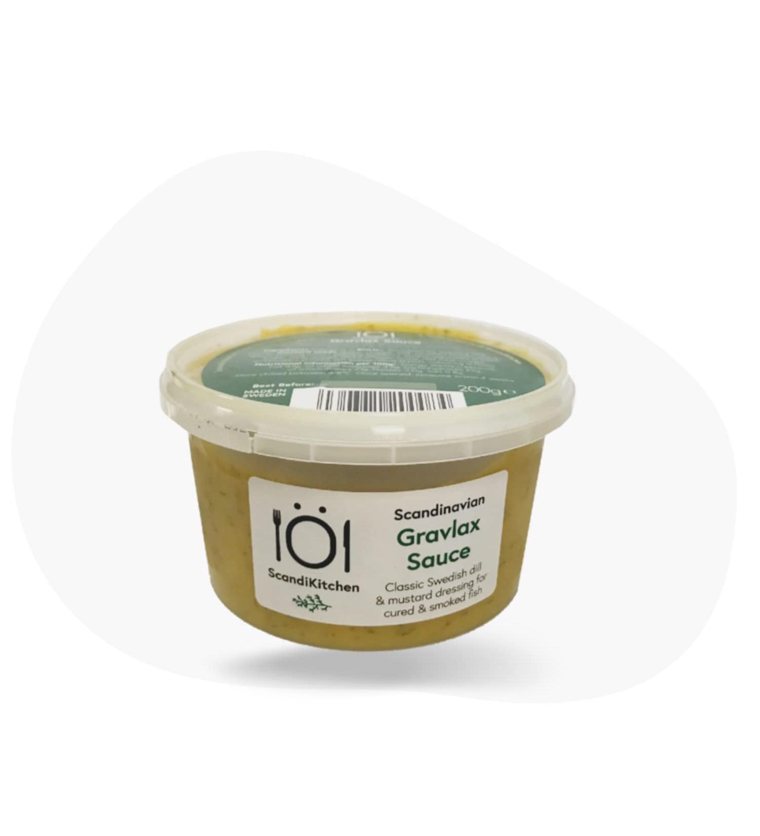 Scandikitchen | Gravlaxsas R vesovs | Classic Swedish Dill & Mustard Dressing For Cured and Smoked Fish | 200g